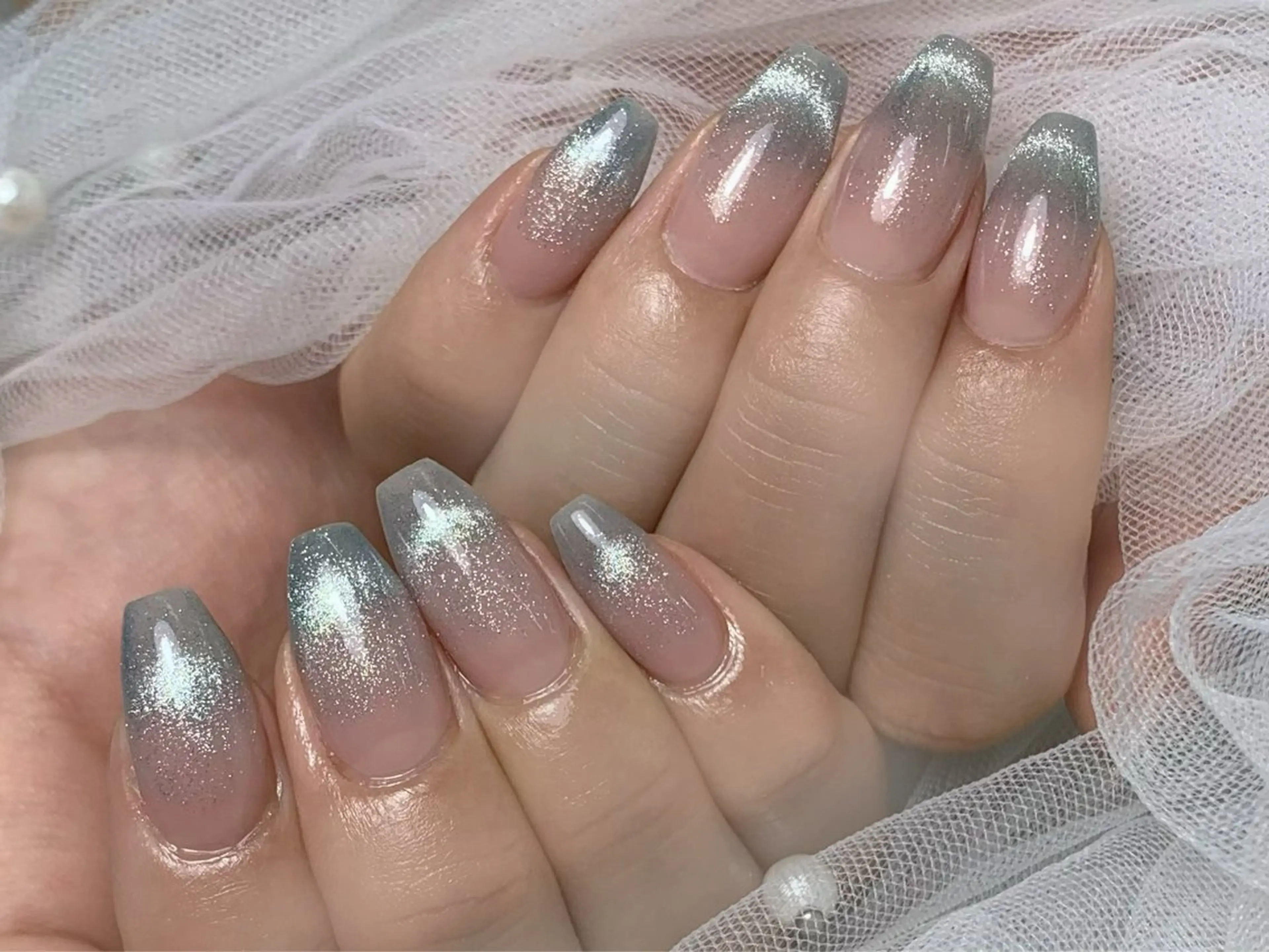 ネイル Camellia デザイン長さだしのネイルデザイン