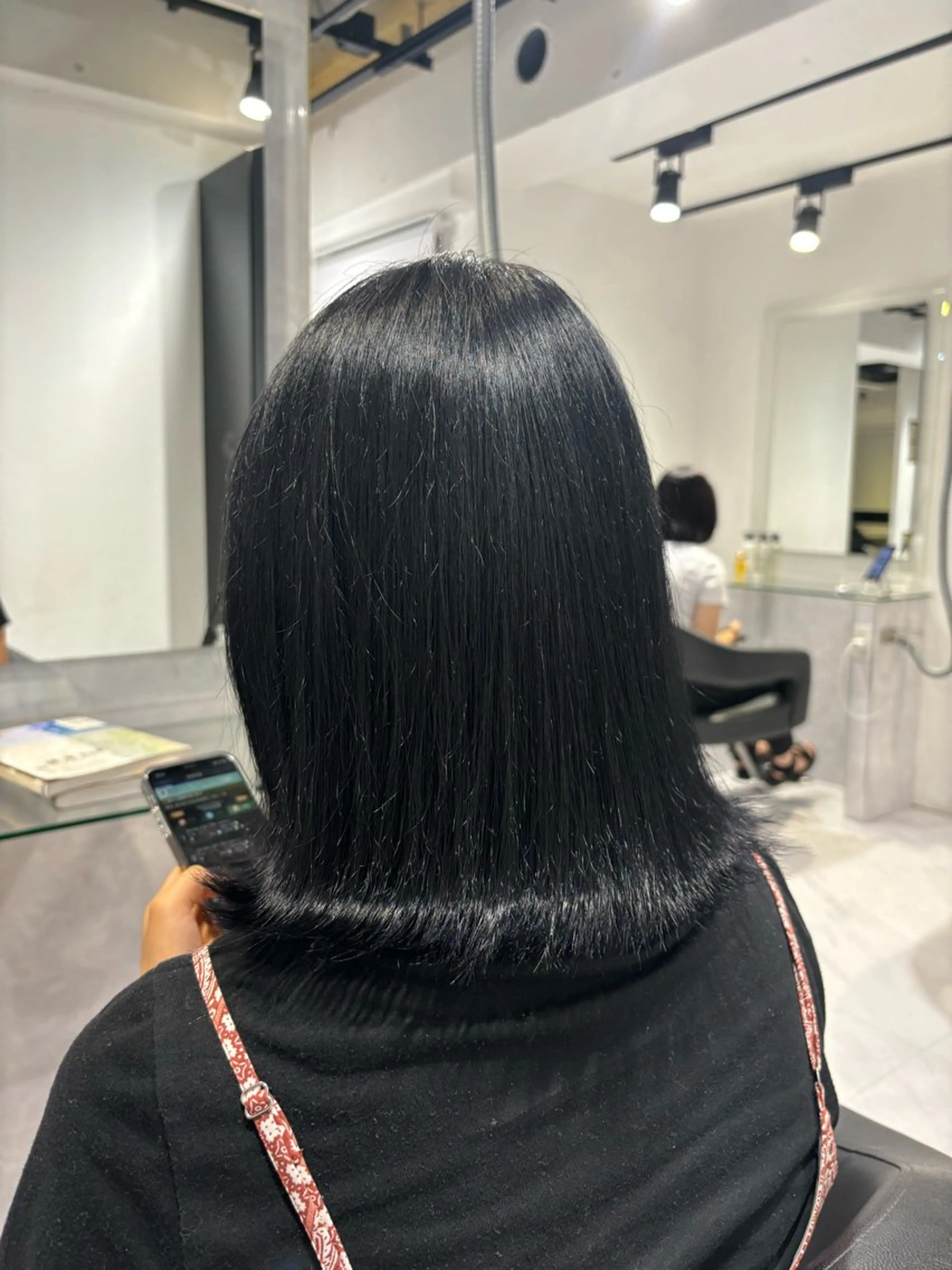 ミディアム カラー 表参道♡暗髪^ྀི 艶カラー♡アユミのヘアスタイル
