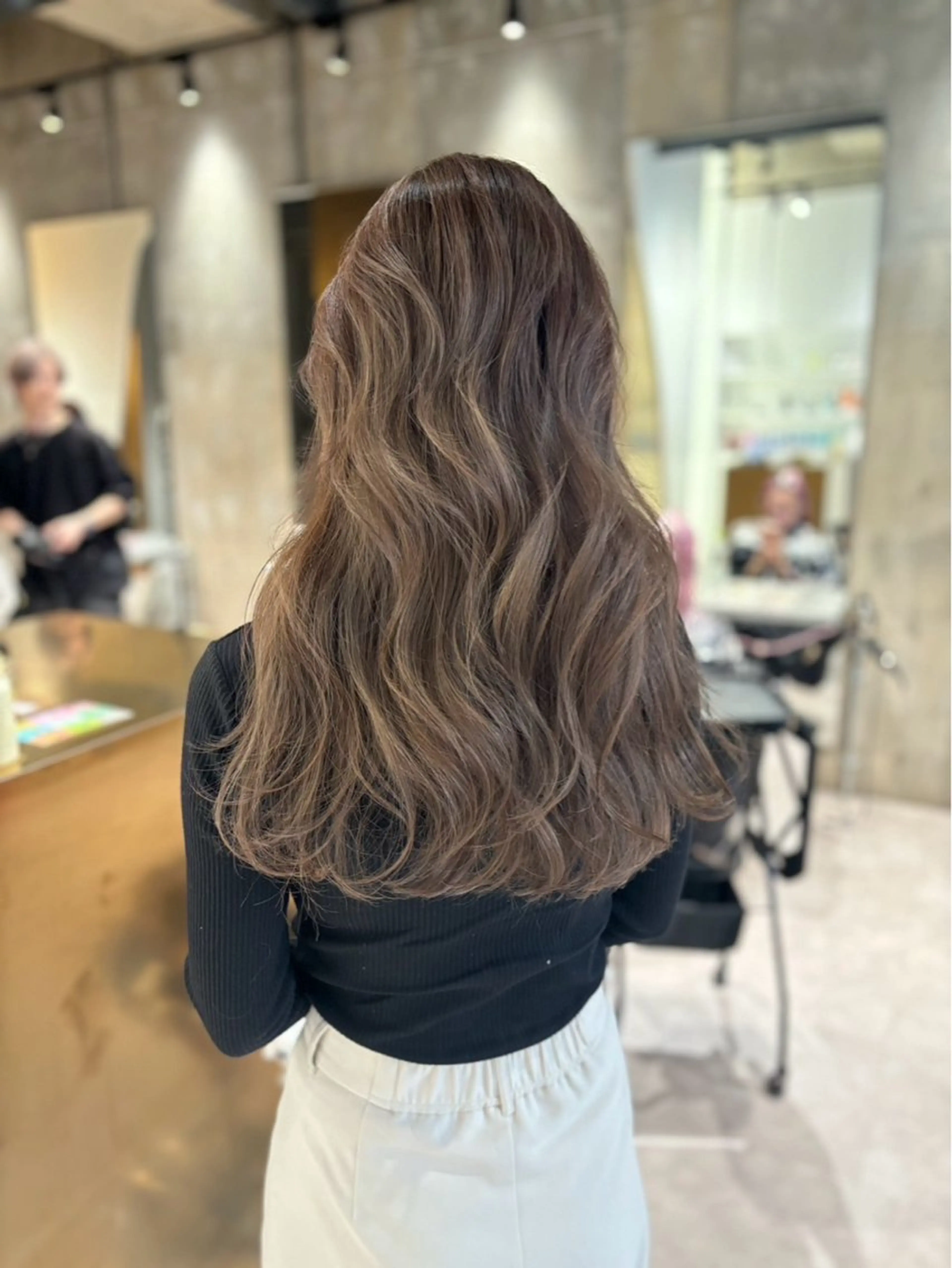 ロング カラー カット ヘアカラー トリートメント yoke/美髪矯正/ 脱白髪🪸🩰ヒナコのヘアスタイル
