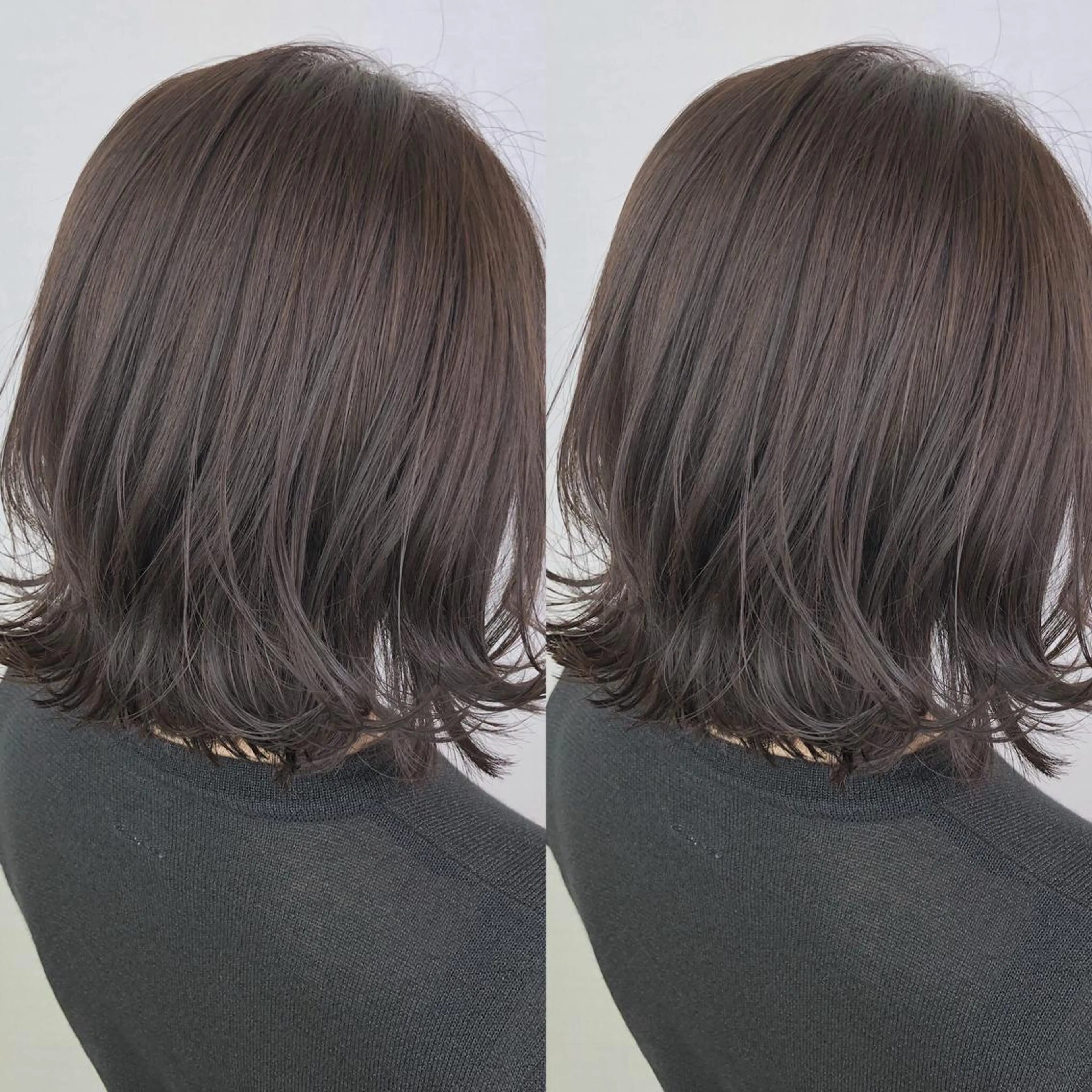 セミロング カラー 透明感カラー イルミナカラー 透明感カラー✨ツヤ髪 廣畑昌志のヘアスタイル