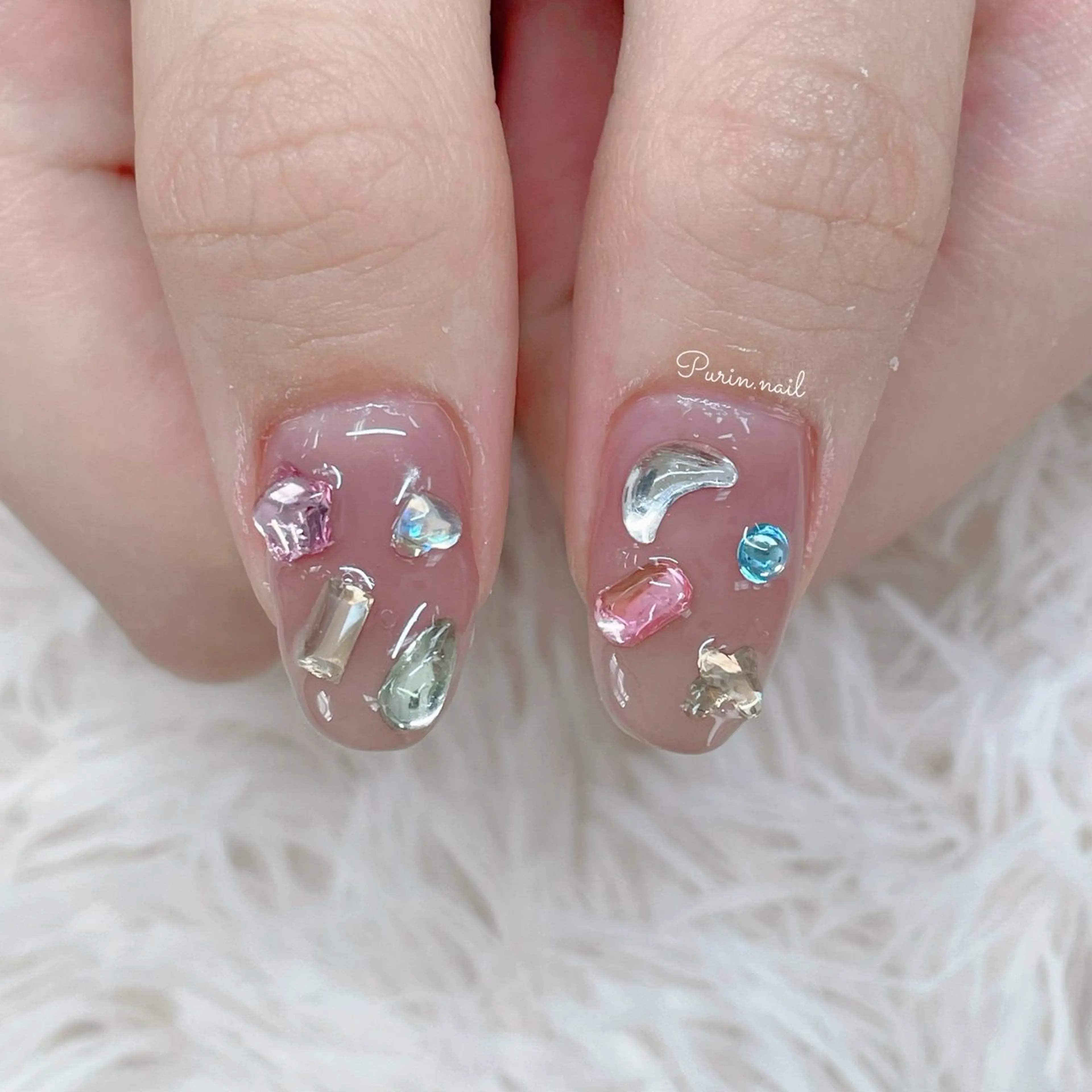 ネイル ハンドネイル Nails by Purin🍮のネイルデザイン