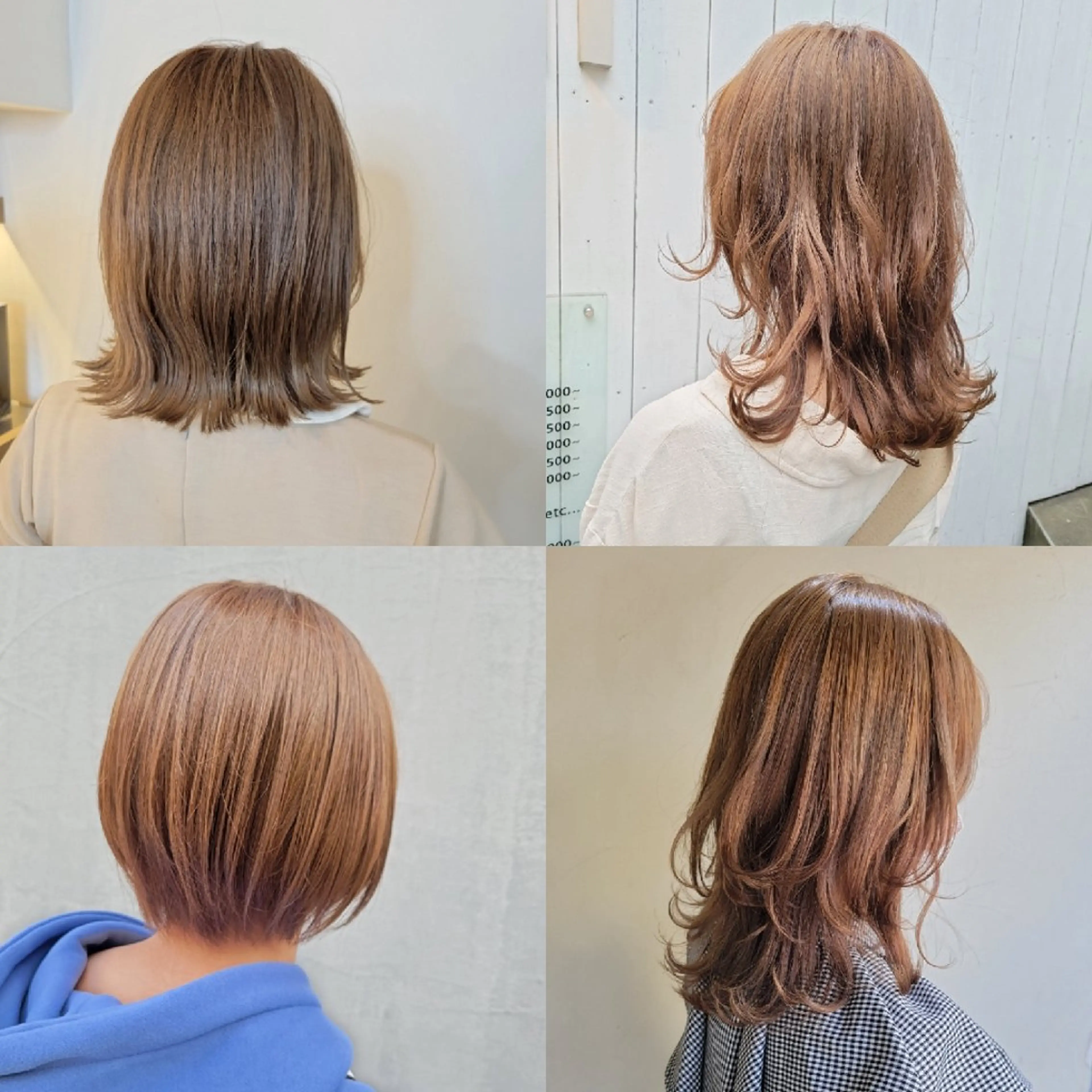 ミディアム カラー ベージュカラー ダブルカラー coii コイ【原宿/表参道】のヘアスタイル