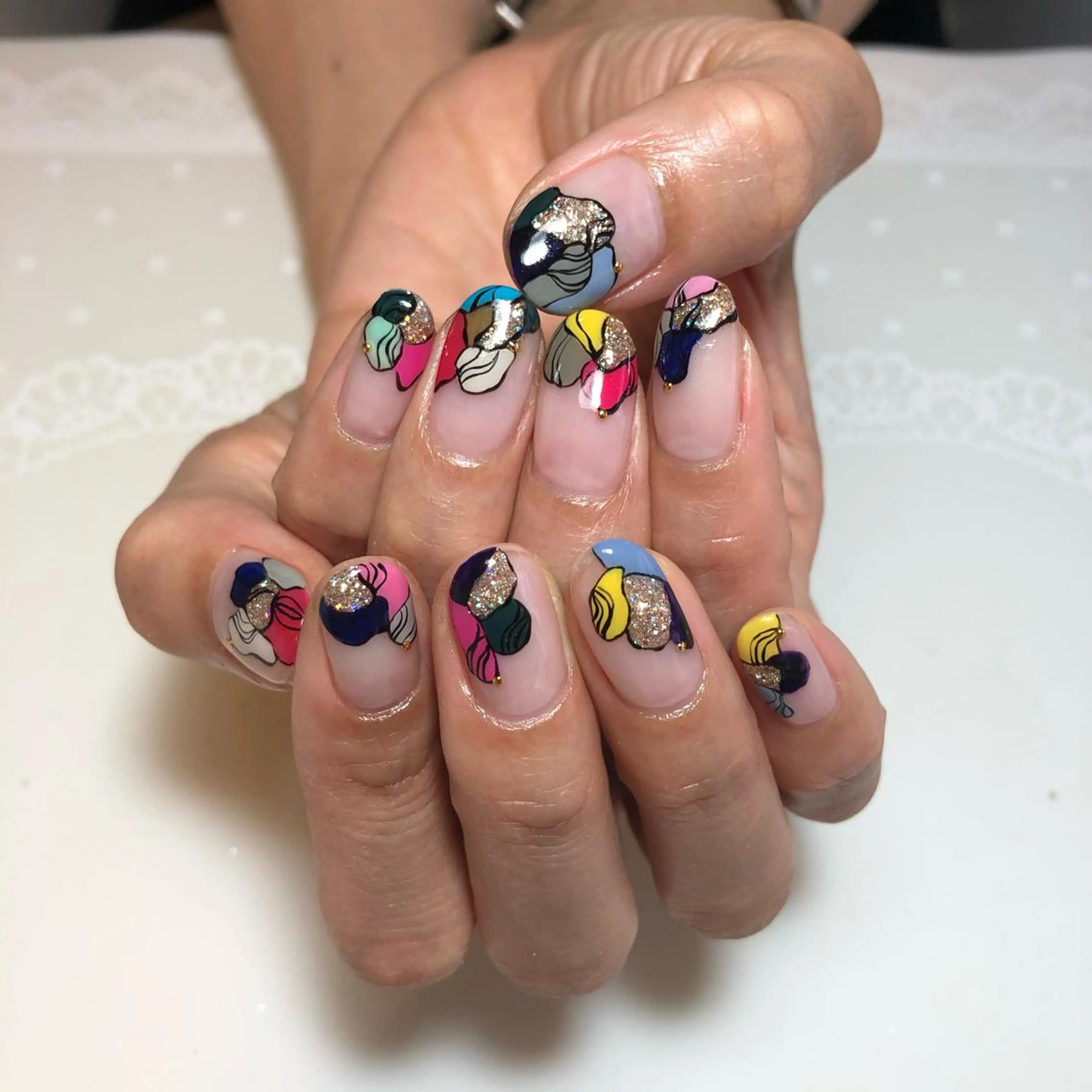 ネイル アートネイル g-up nail所属・米田 律子のネイルデザイン