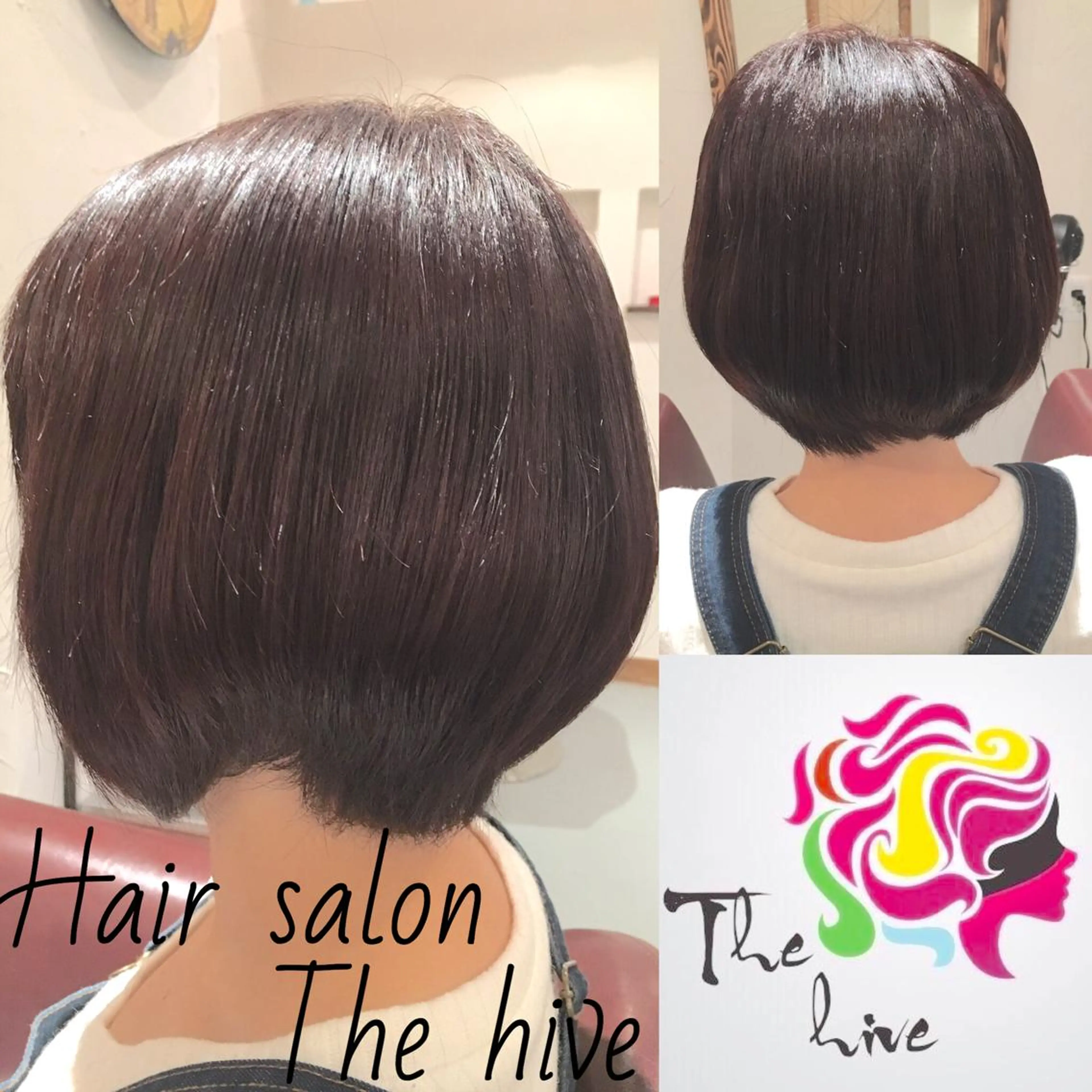 ショート ショートボブ ボブ ショートヘア Hair salon The  hiveのヘアスタイル