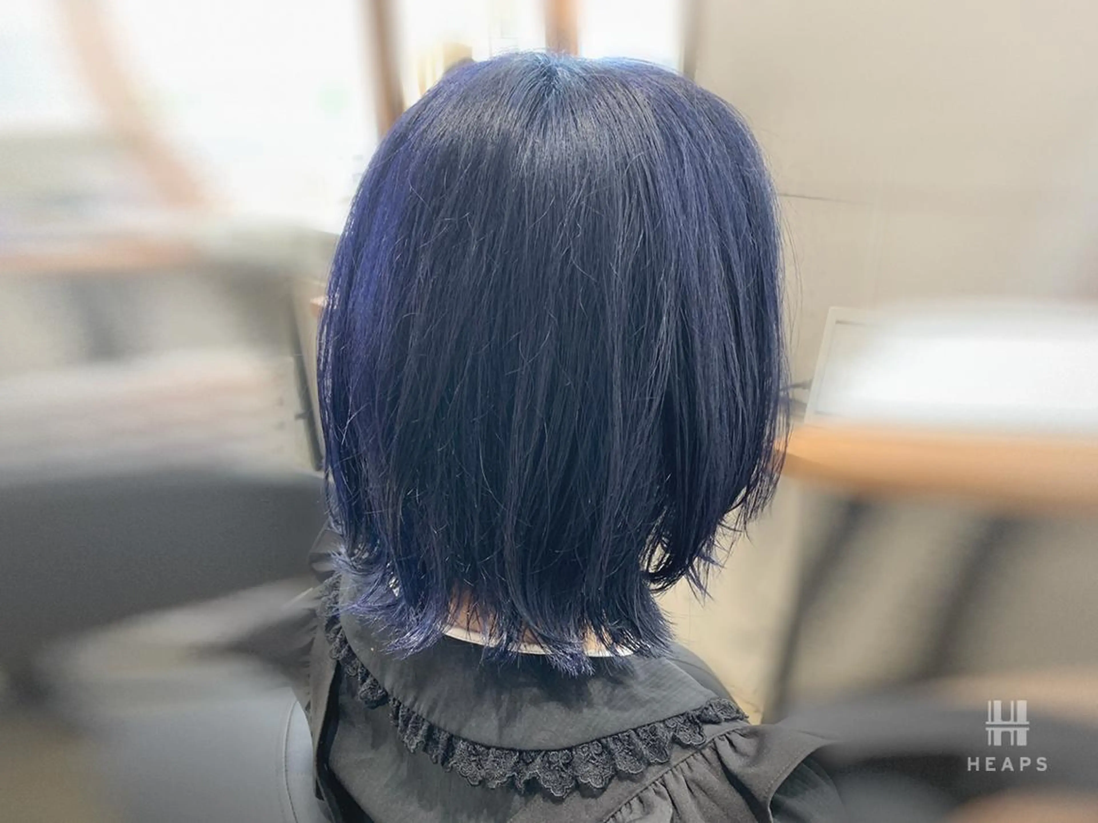 ミディアム カラー ブリーチ ダブルカラー ネイビーカラー ヘアカラー PADOU平松 典幸のヘアスタイル