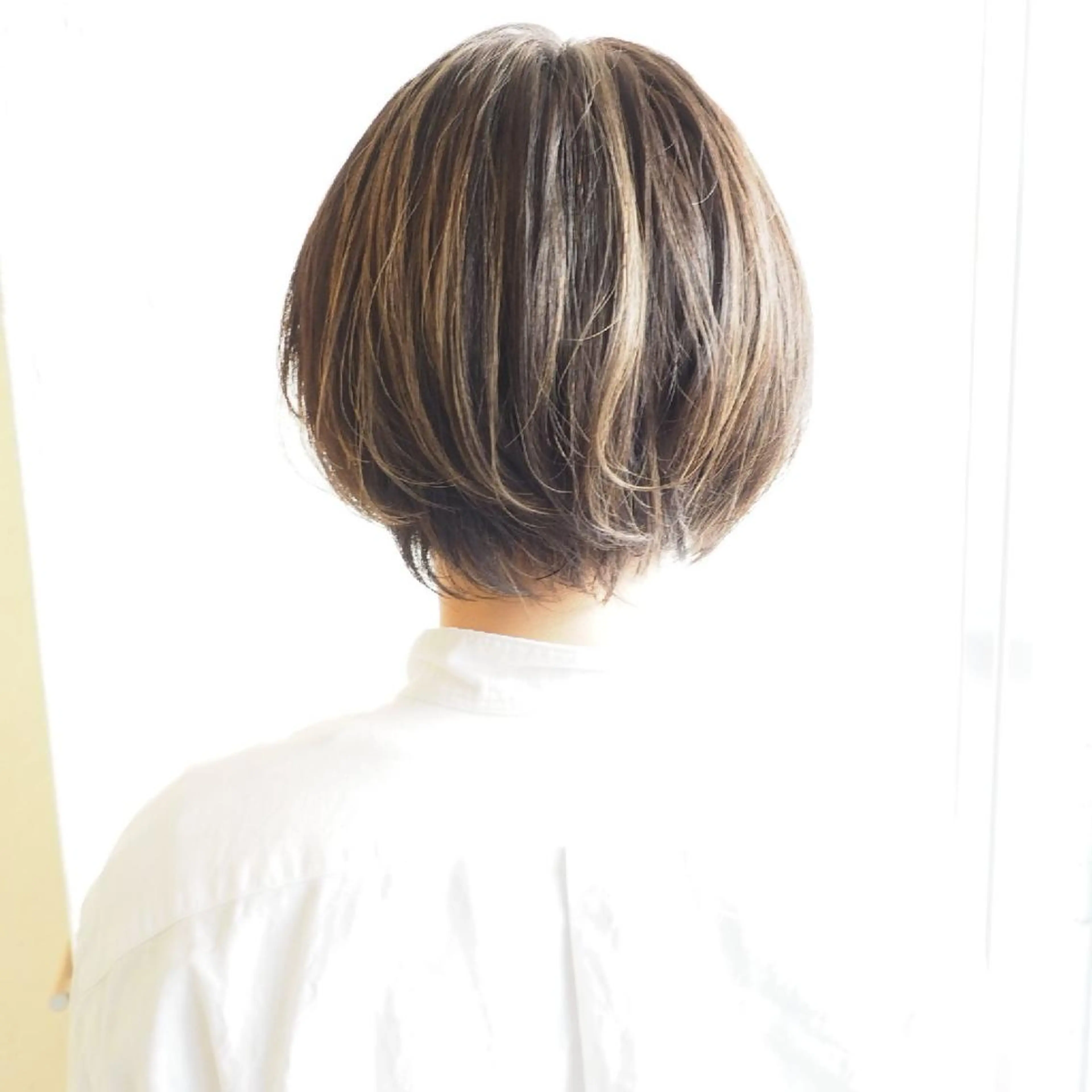 ショート ハイライト ショートヘア キノシタ ナオユキのヘアスタイル