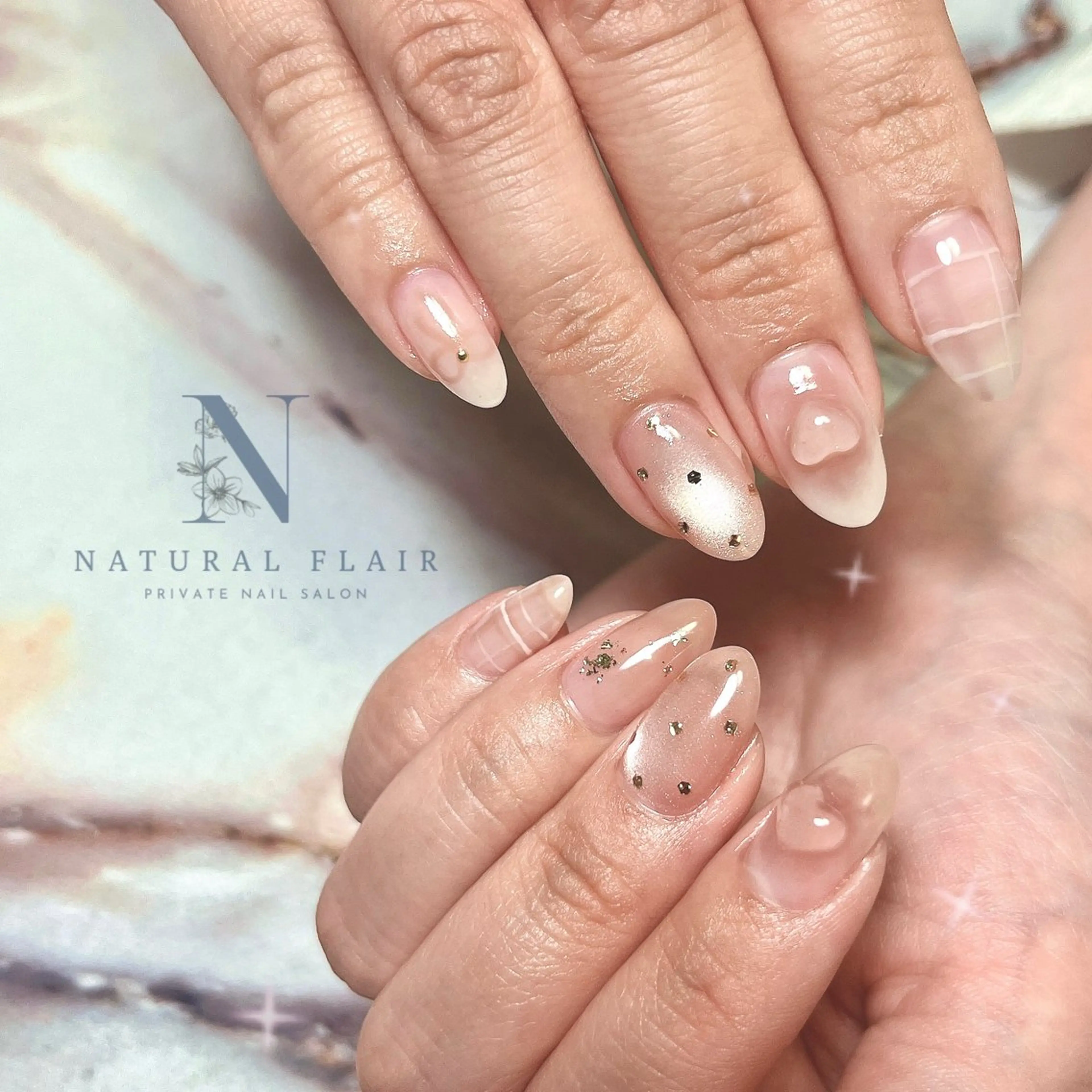 ネイル ハンドネイル natural flairのネイルデザイン