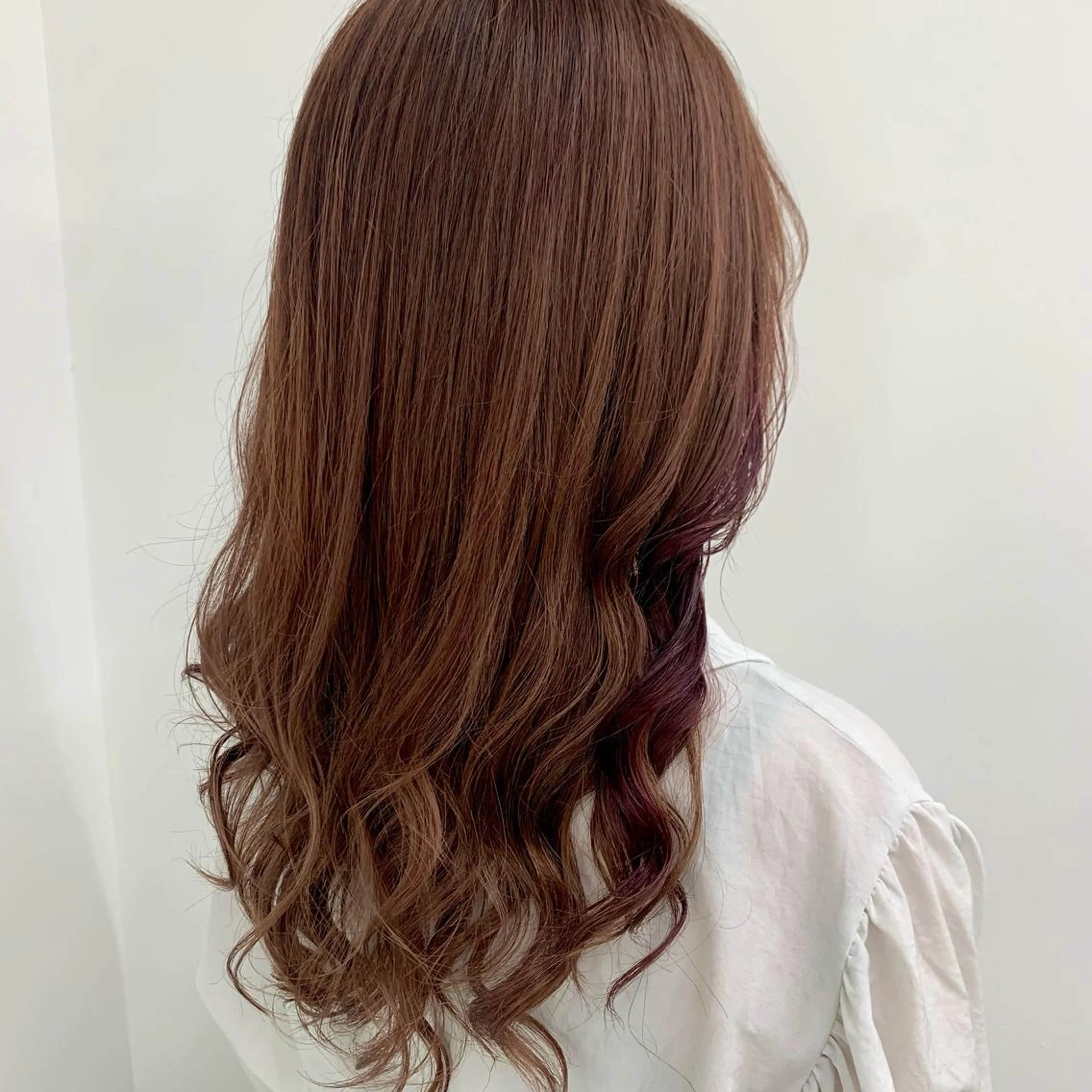 カラー 美髪縮毛矯正🫧 艶カラー/スズカのヘアスタイル