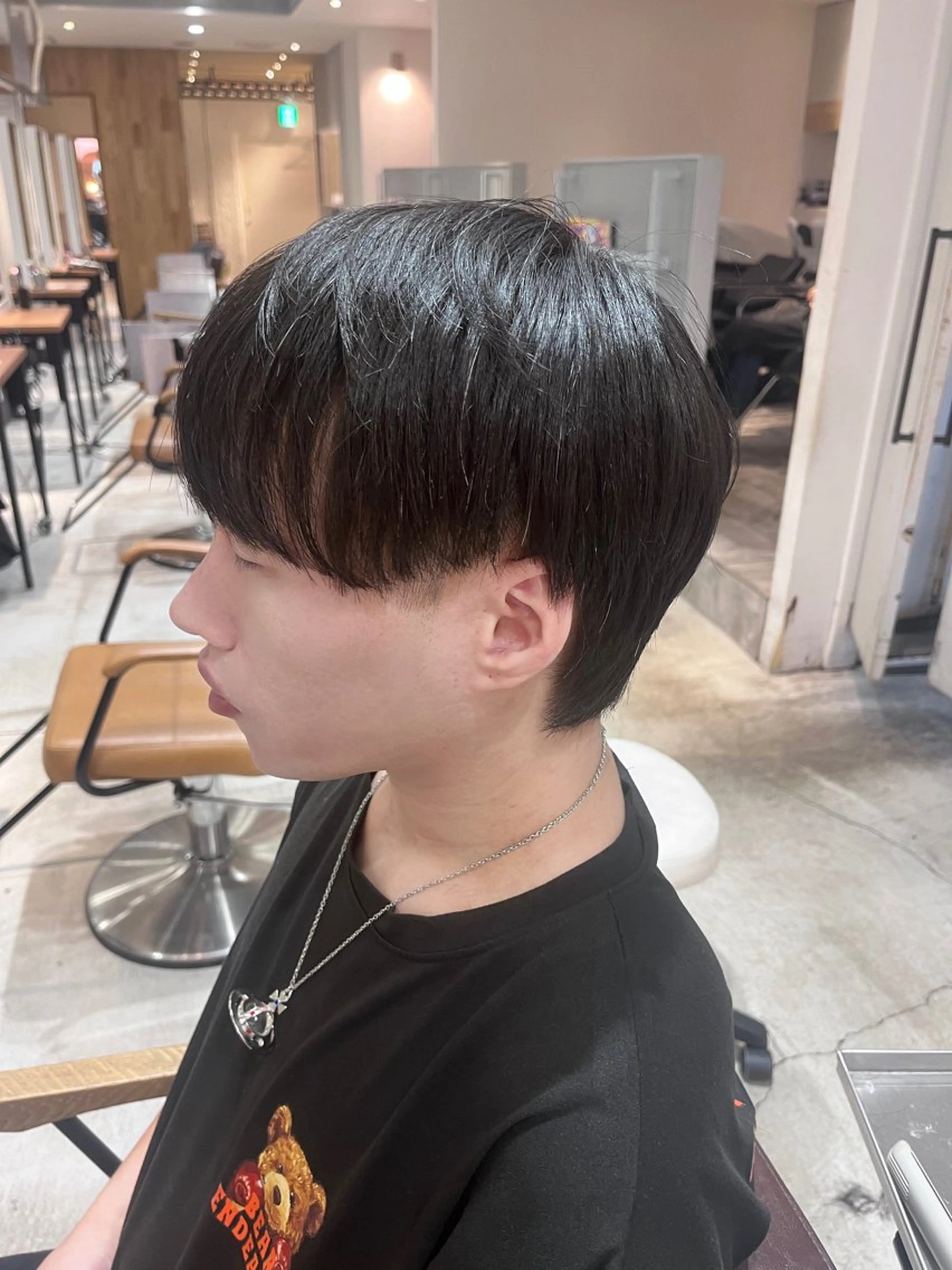 カラー パーマ メンズ カット ヘアカラー パーマ 大阪韓国メンズ特化 LUNAのヘアスタイル