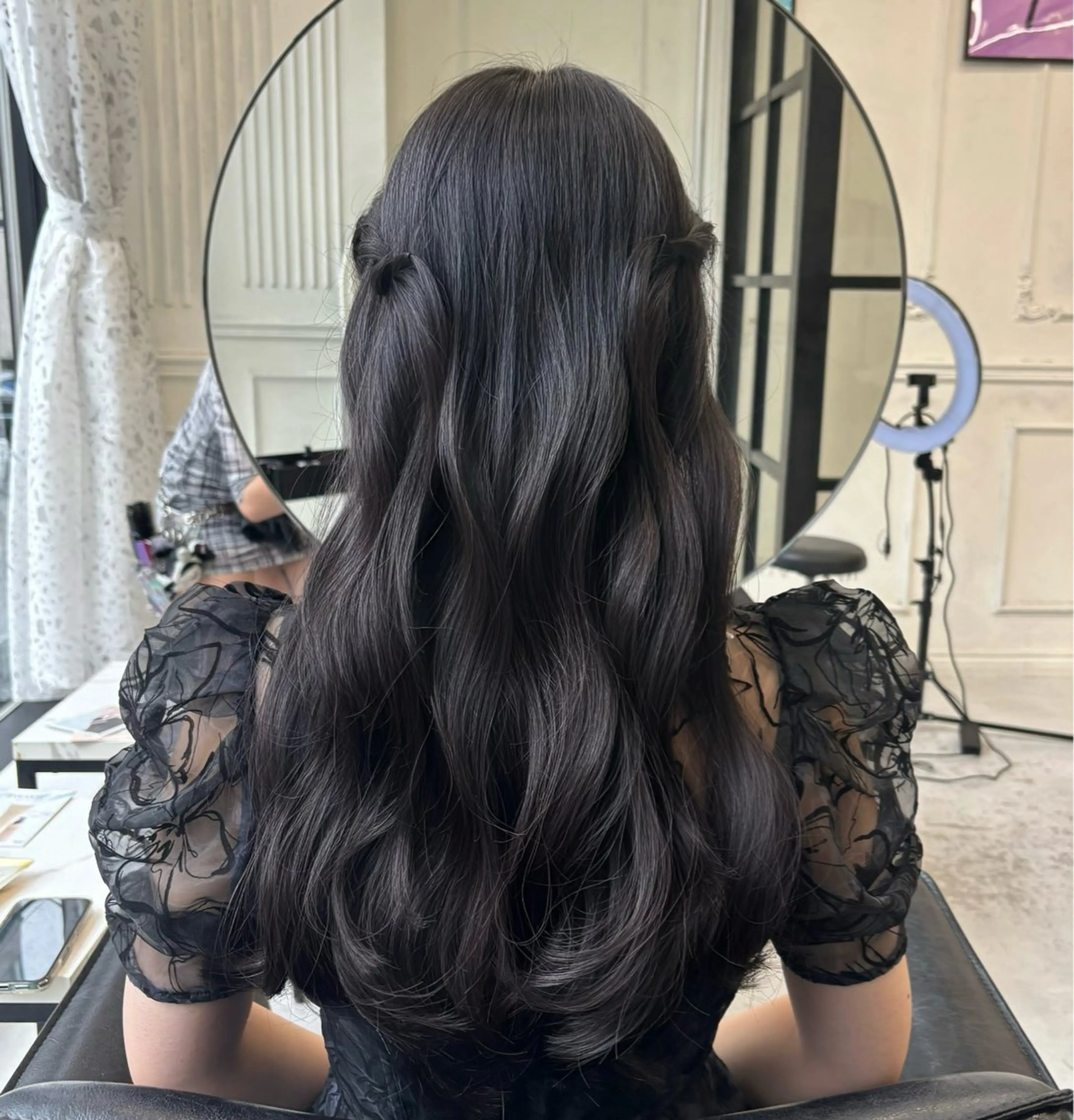 ロング ヘアセット MaisonHALU さくらのヘアスタイル
