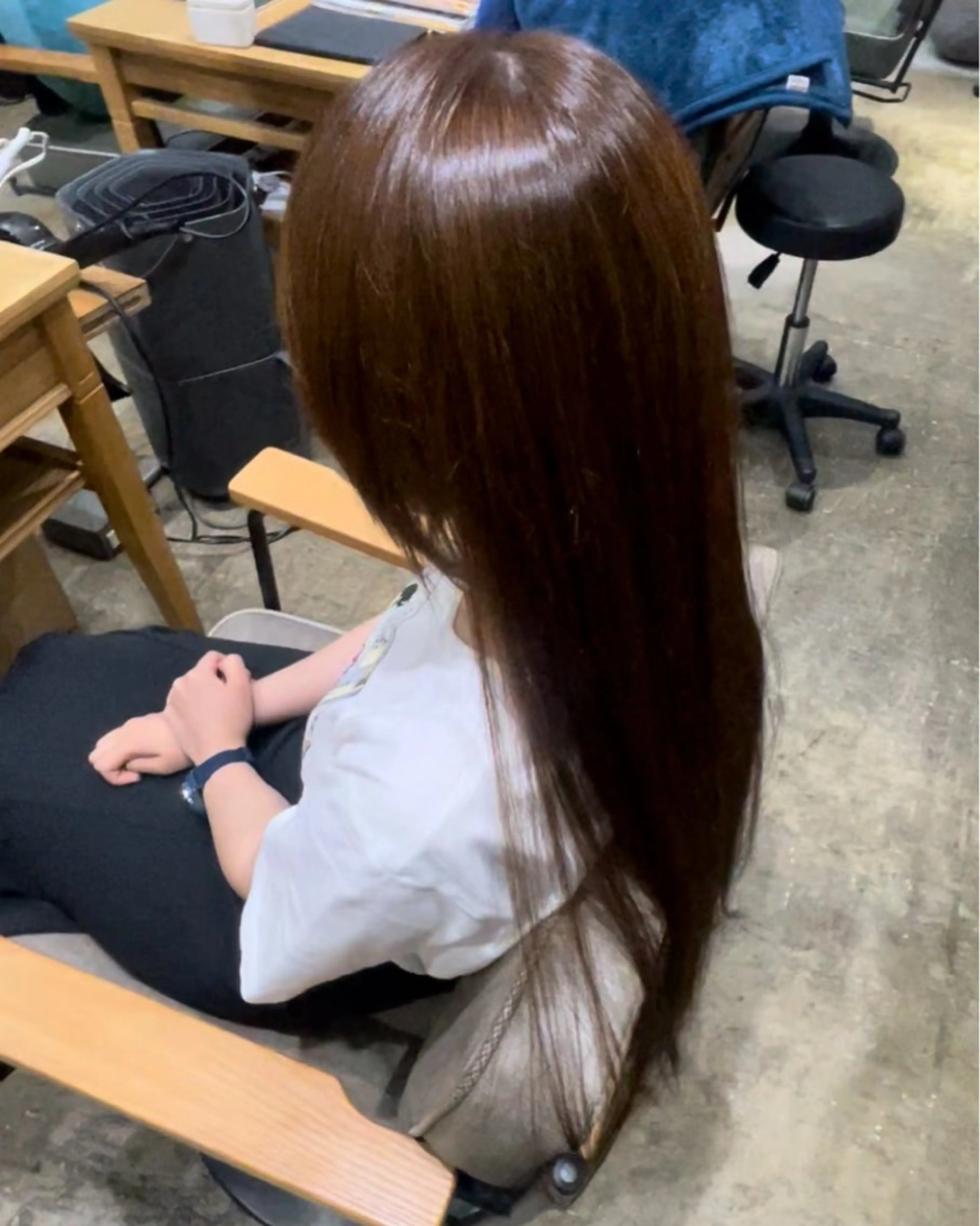 【✨髪質改善系最高級美髪トリートメント✨】🐮ブリーなしワンカラー×髪質改善トリートメント🐮の写真