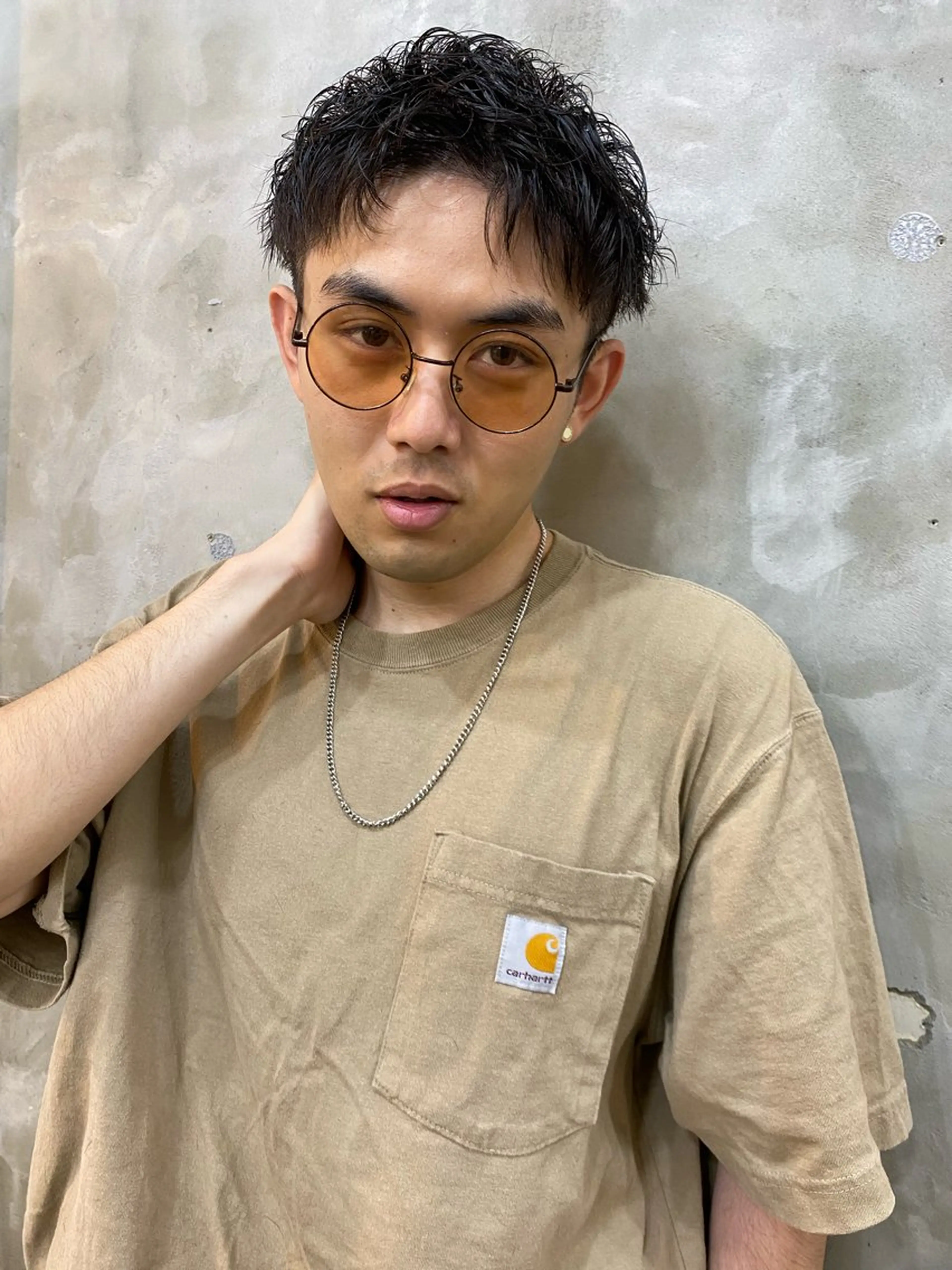 ショート メンズ メンズパーマ スパイキーショート ショートヘア 志賀 あずみのヘアスタイル