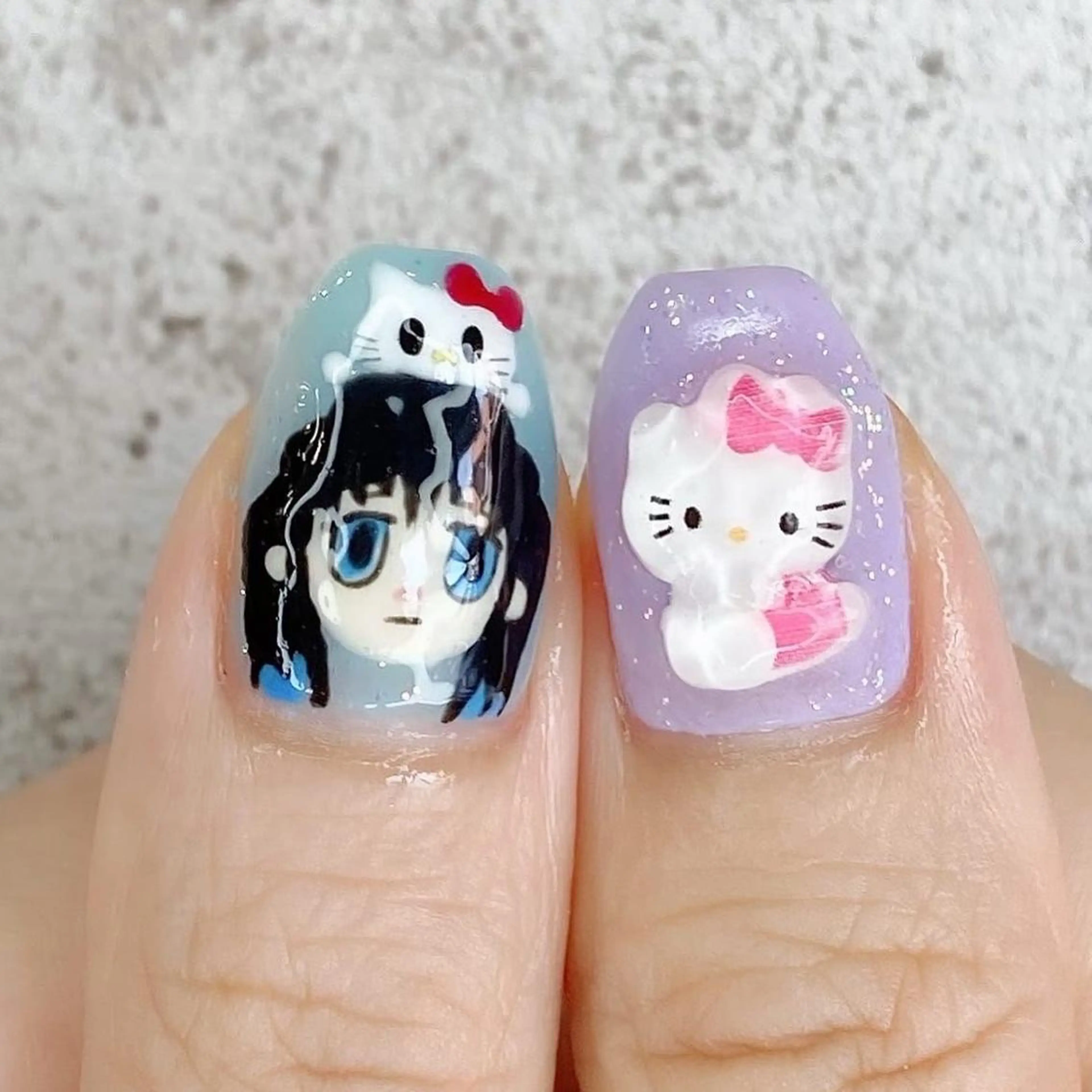 ネイル ジェルネイル パラジェル 夏ネイル Nail Kのネイルデザイン