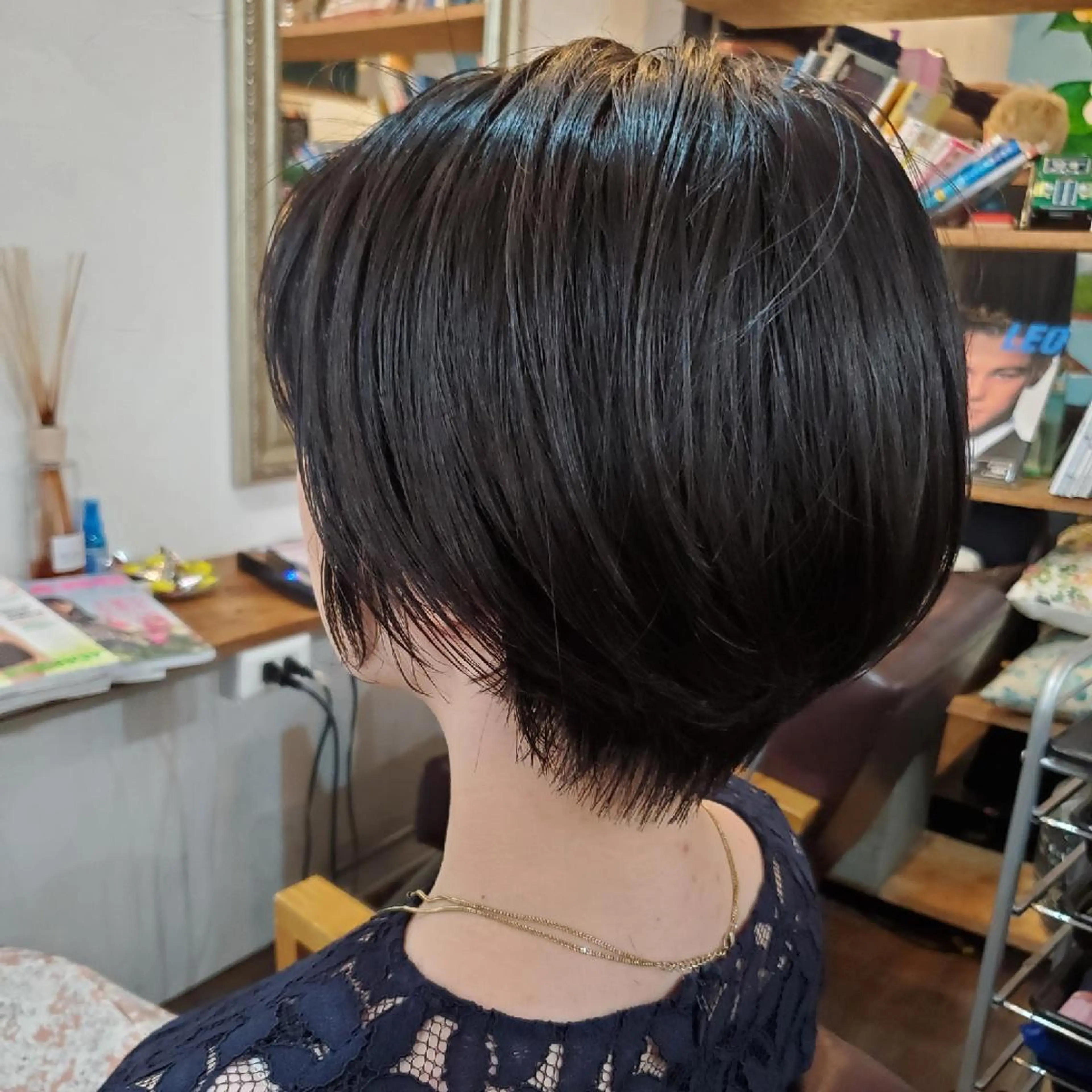 ショート カラー カット ヘアカラー トリートメント フリーランス所属・韓国ヘア レイヤー くびれヘアMATSUのヘアスタイル