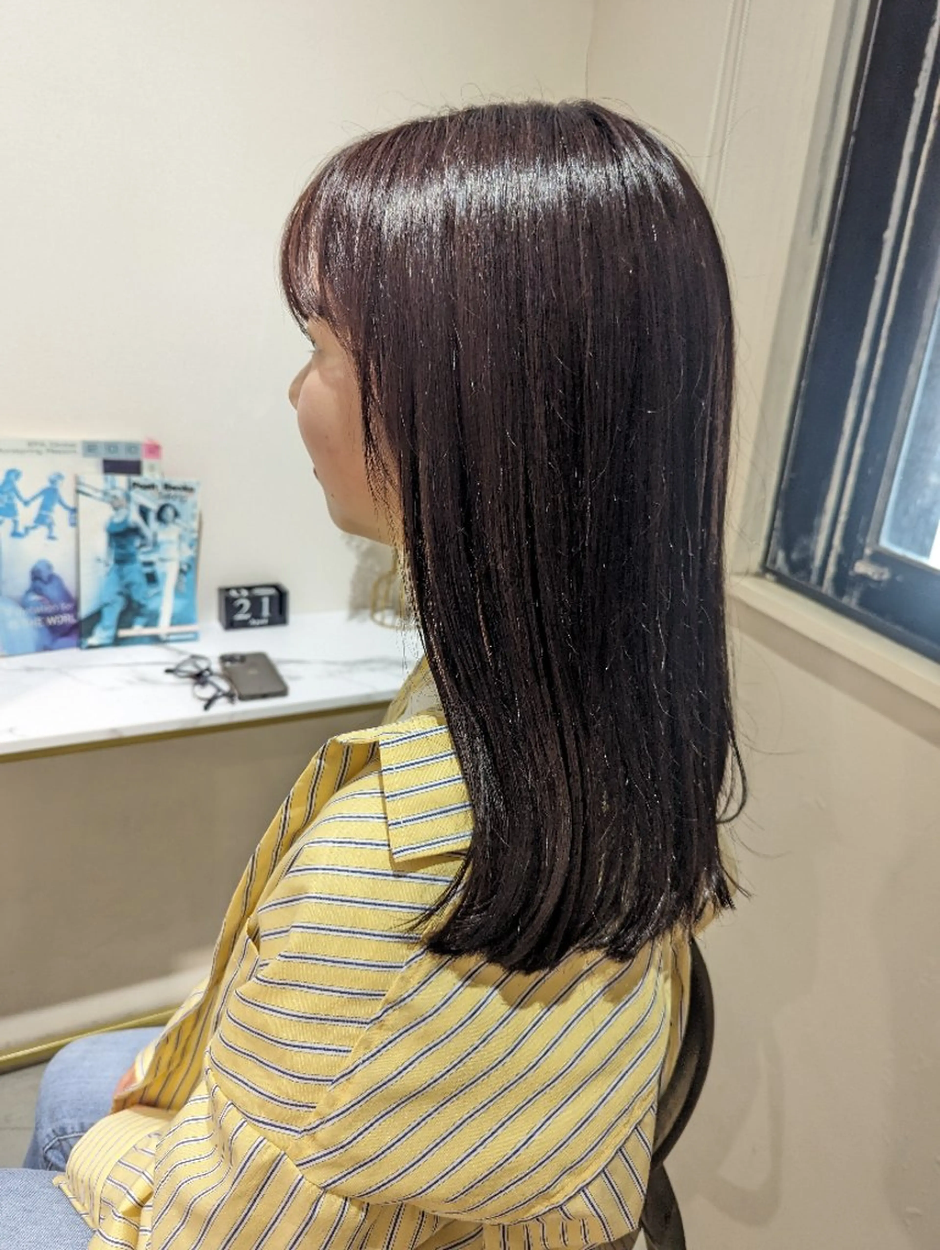 ミディアム カット ヘアカラー nanami /Toiroのヘアスタイル
