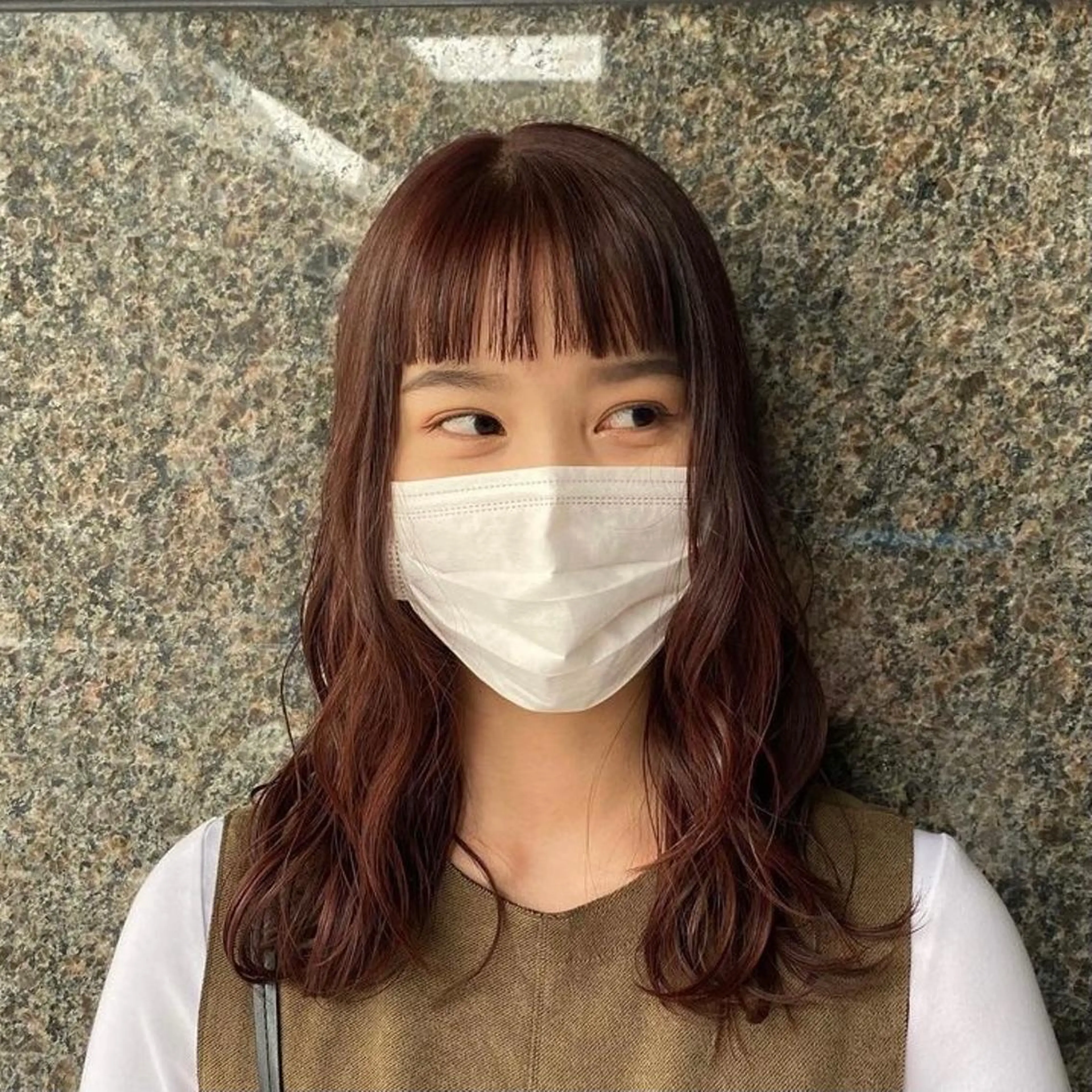 セミロング カラー ダブルカラー Crea la Luce 天神西通り店【クレアラルーチェ】所属・クレアラルーチェ 天神西通りのマツエク・マツパデザイン