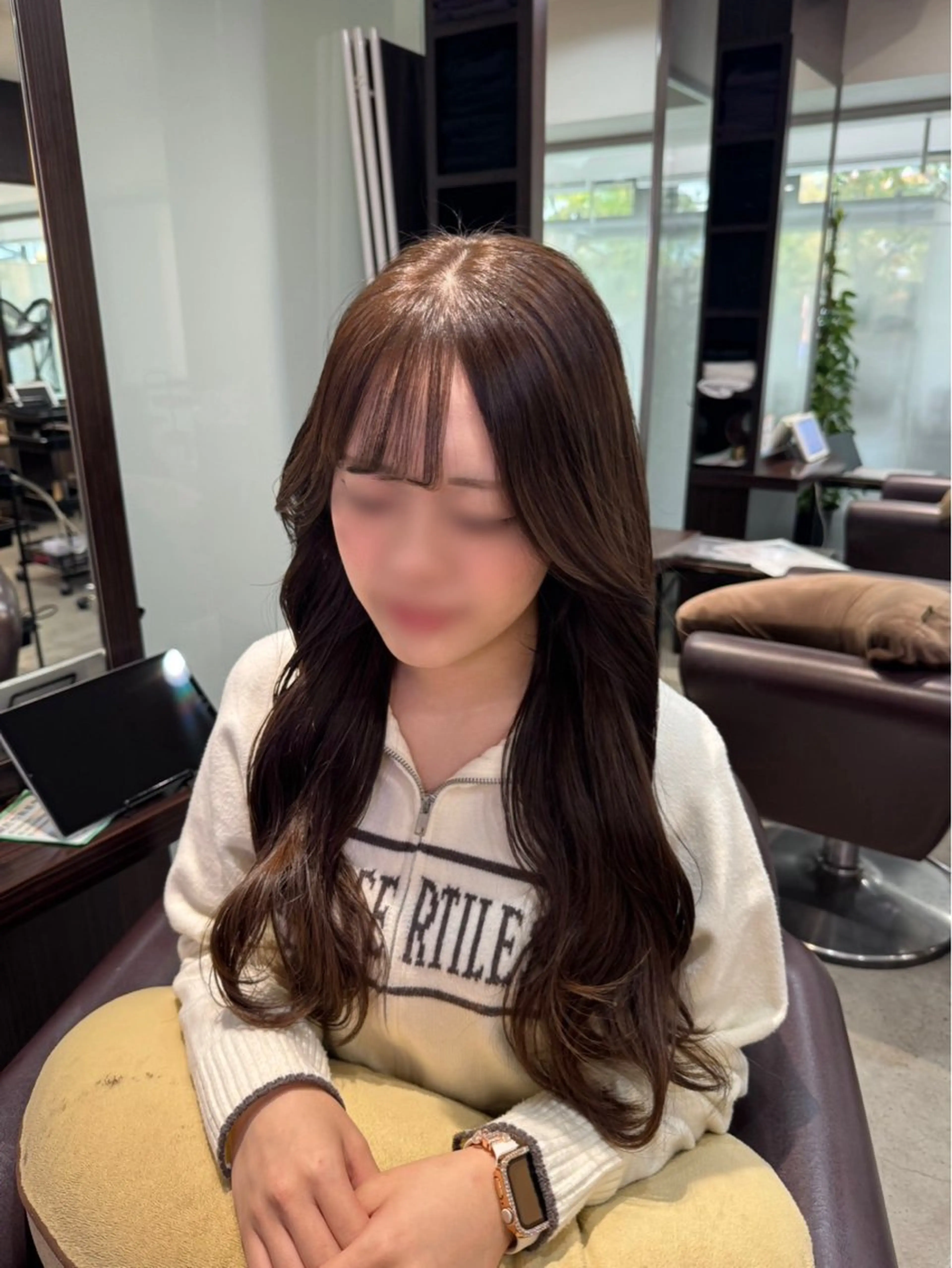 ロング カラー ヘアカラー 坂本奈都美 🎀のヘアスタイル