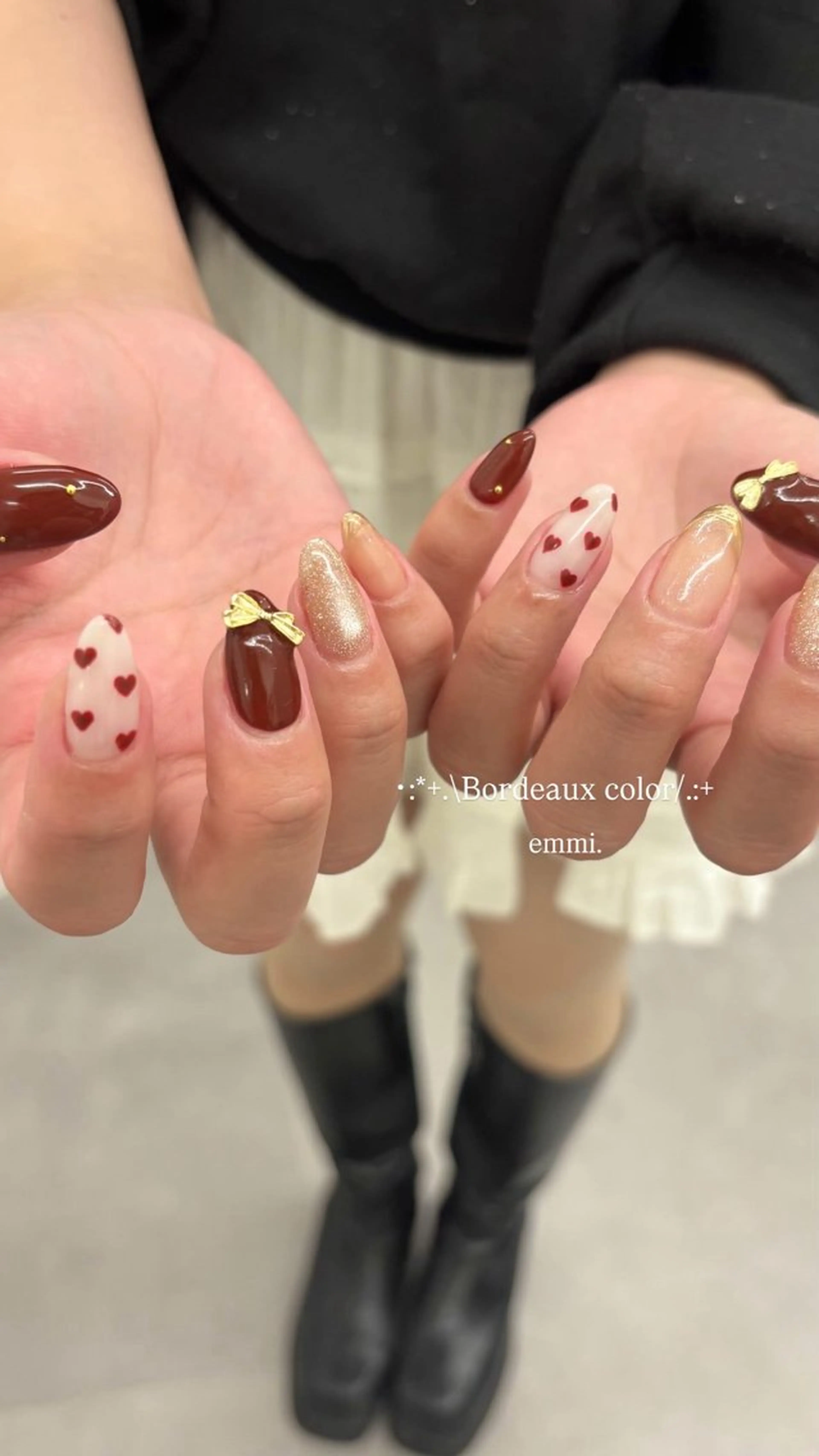 ネイル ハンドネイル GO TODAY SHAiRE SALON 表参道colore店所属・emmi nailのネイルデザイン