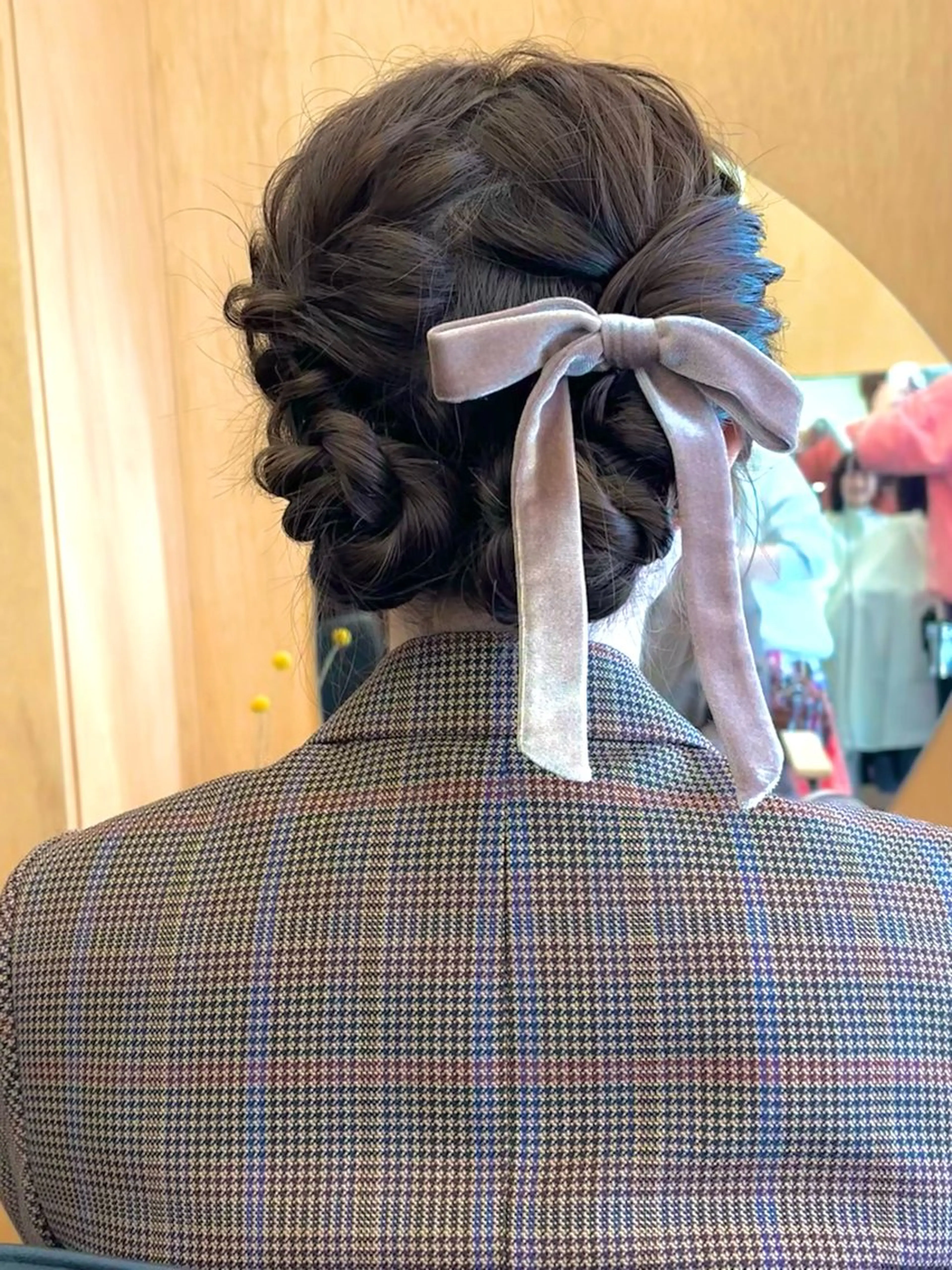 セミロング ヘアアレンジ 武田美空🐇 ヘアアレンジ/カラーのヘアスタイル