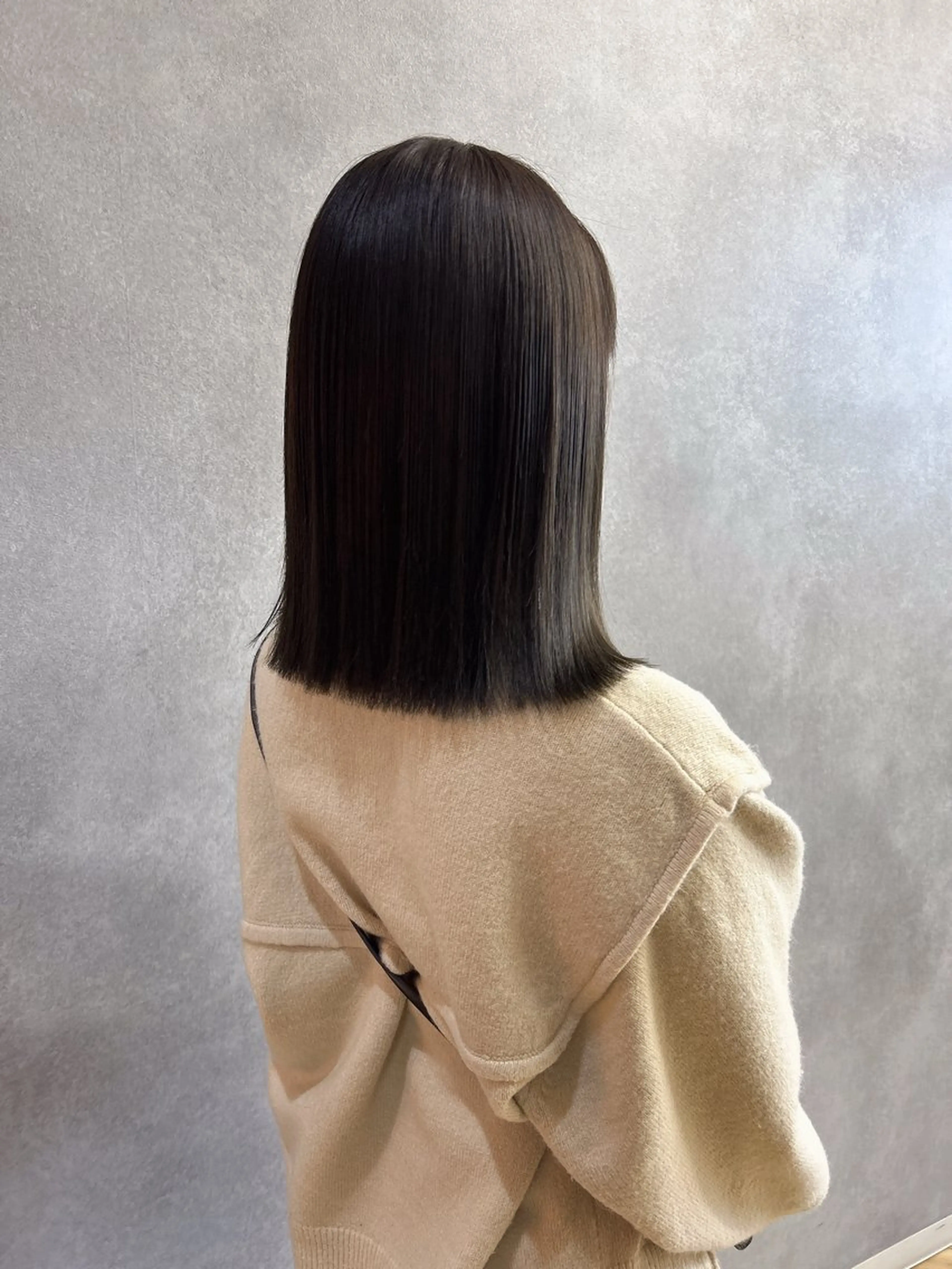 ミディアム カラー カット ヘアカラー トリートメント 伶風 /髪質改善ストレートのヘアスタイル