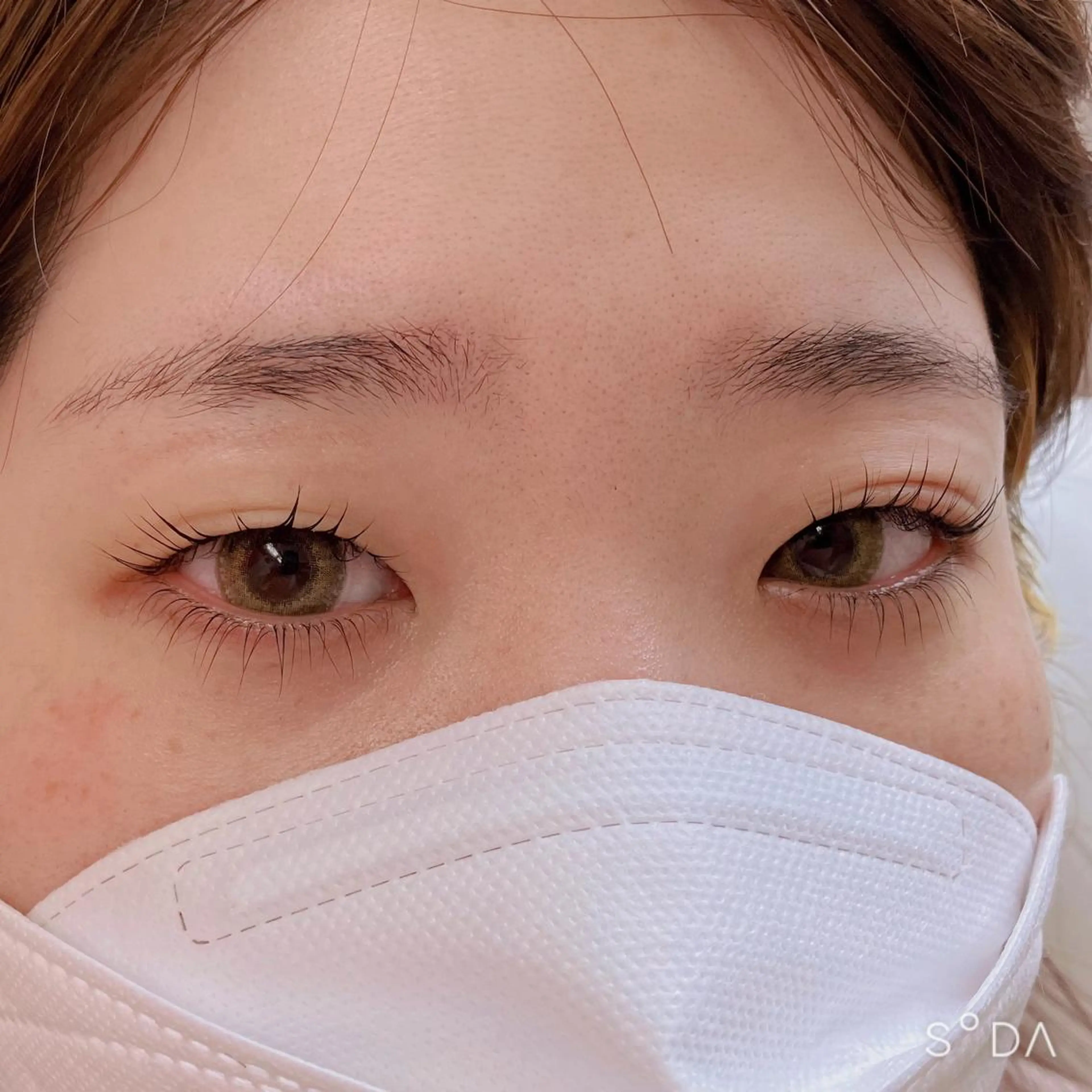 マツエク・マツパ まつげパーマ 下まつげエクステ フジ ワラの眉毛・アイブロウイメージ