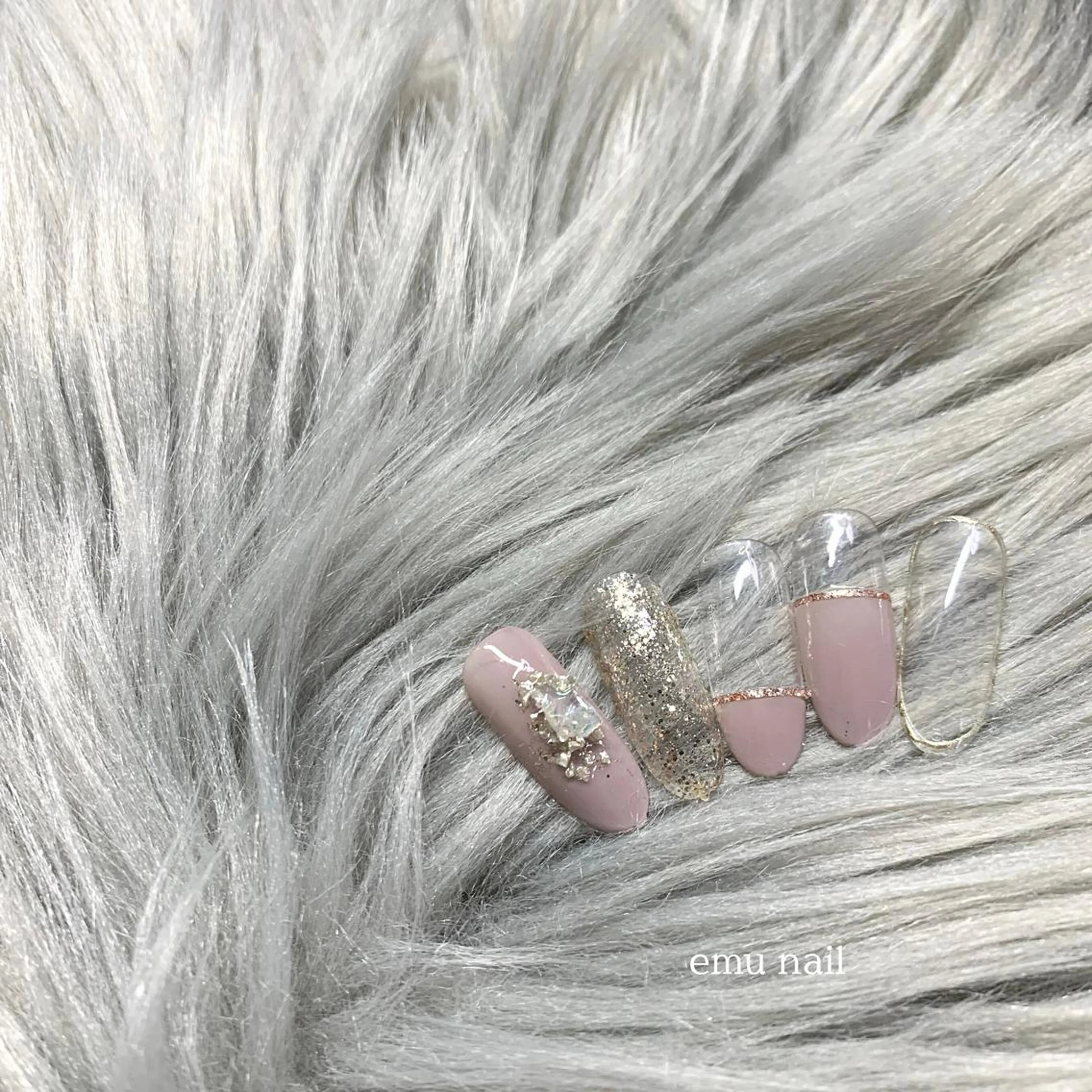 ネイル ピンク emu nailのネイルデザイン