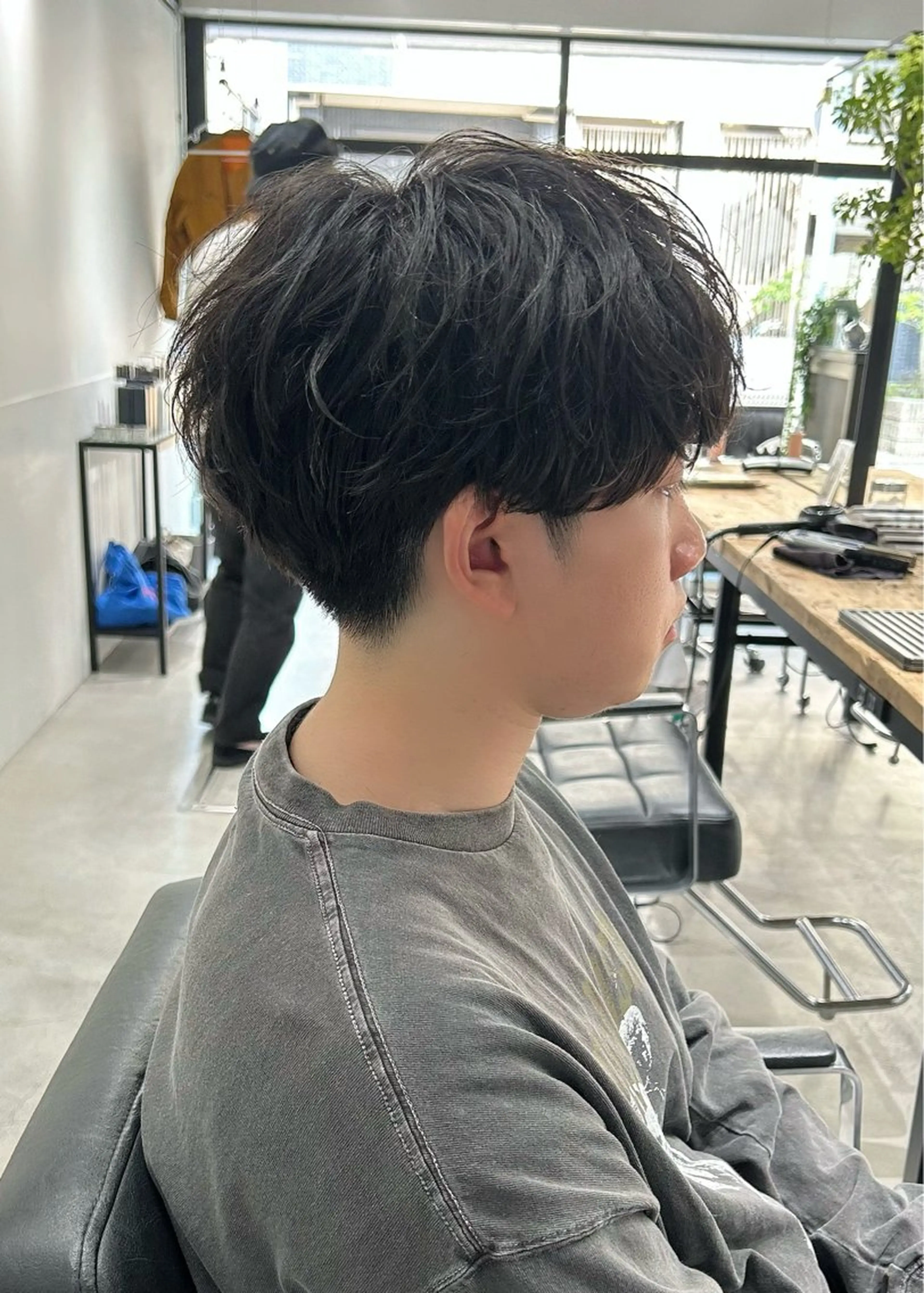 ショート パーマ メンズ fuzon kauti所属・fifth原宿店/ 川﨑やすなりのヘアスタイル