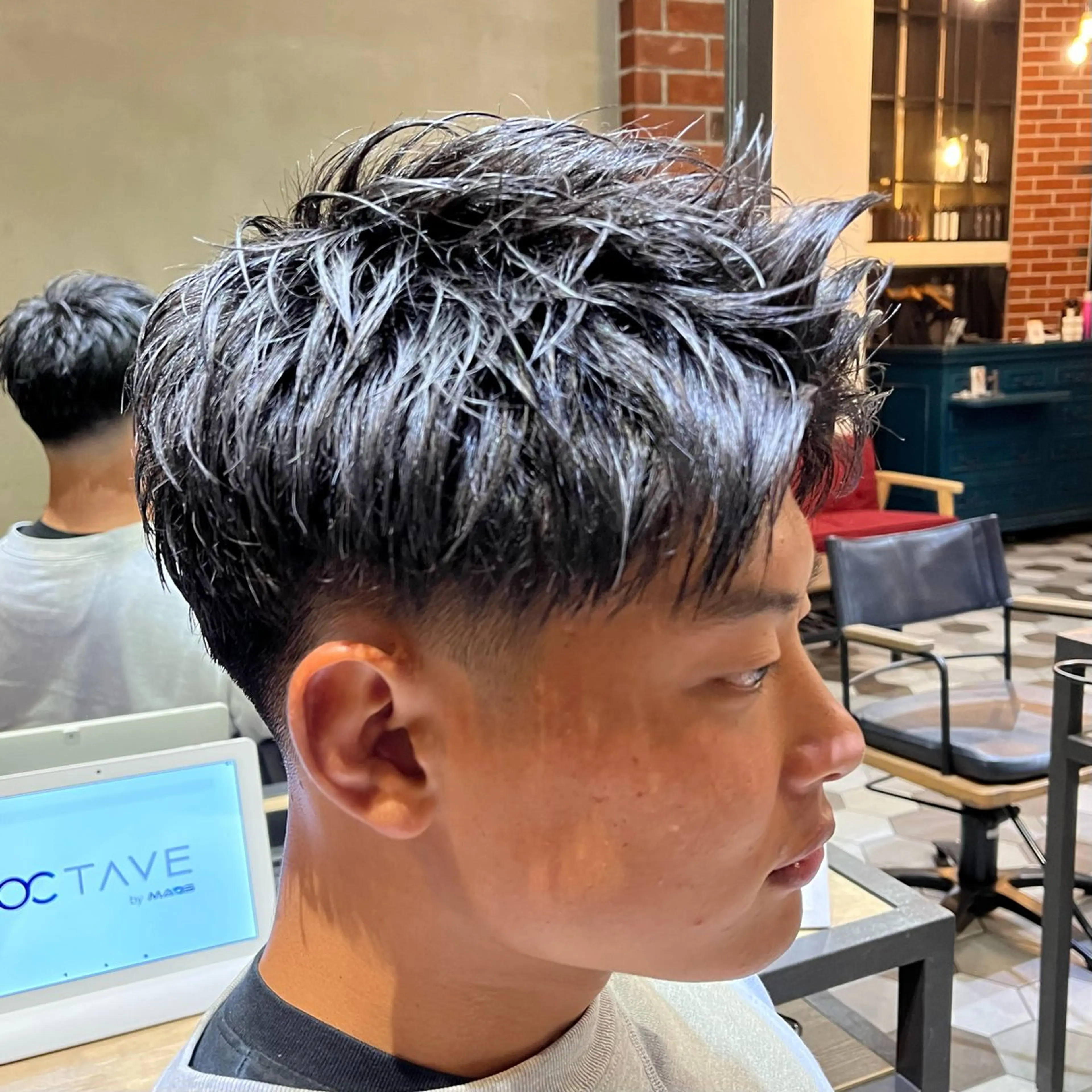 ショート パーマ メンズ 梅田/メンズ専門 /加地光尊のヘアスタイル