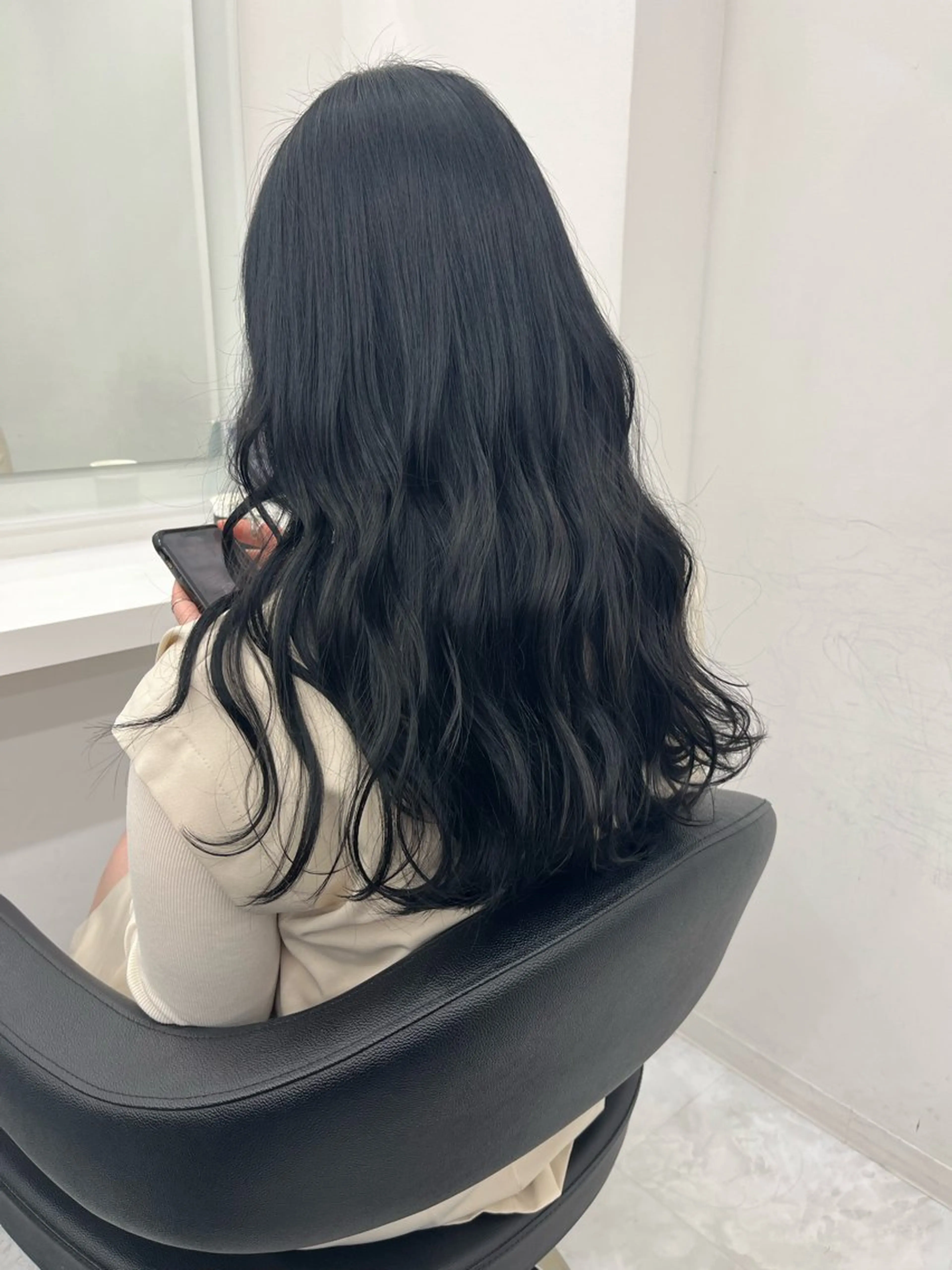 ロング カラー 黒髪 ヘアカラー トリートメント 💖トレンド夏 カラー💖FUTAのヘアスタイル