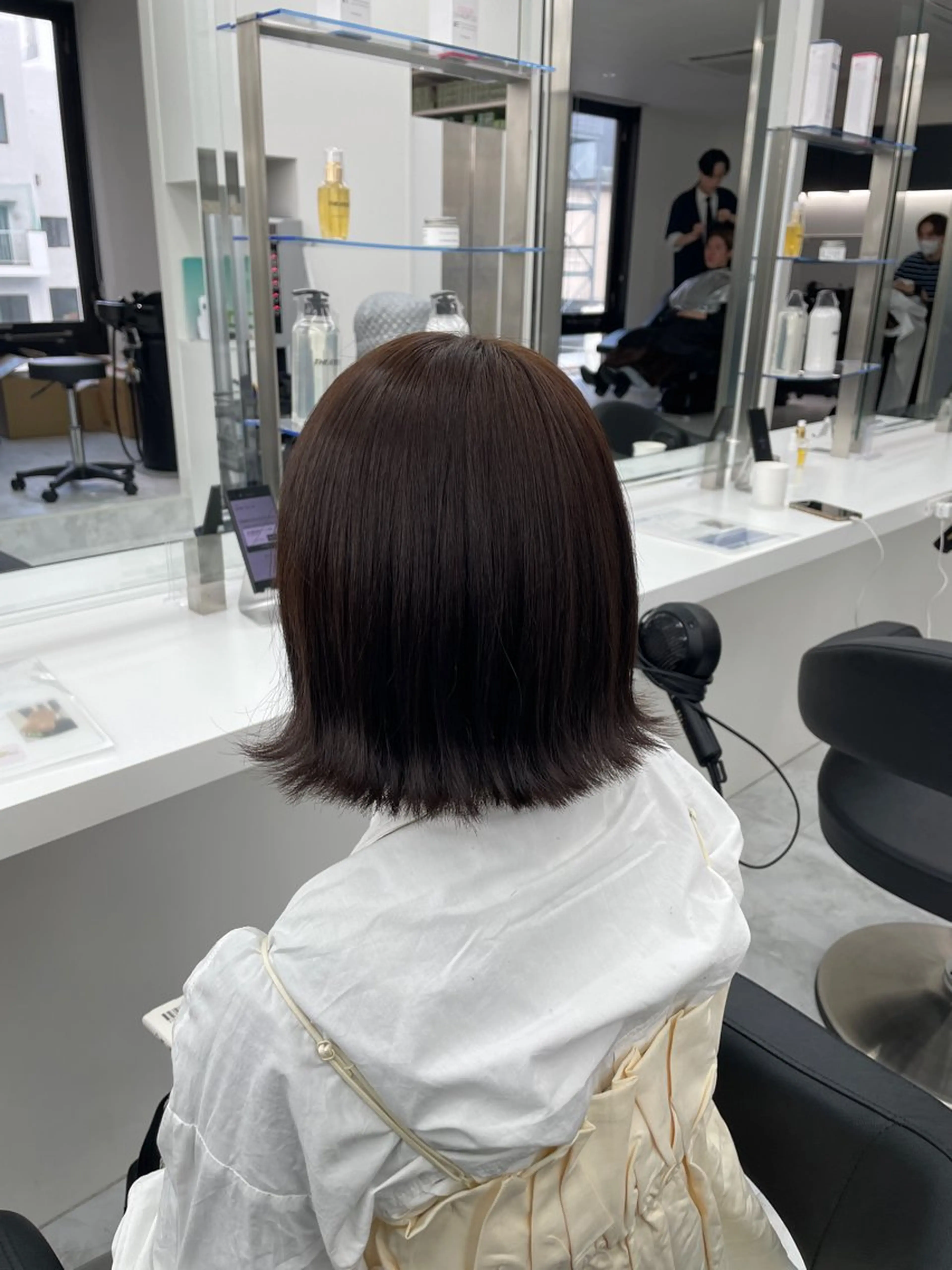 ロング ヘアカラー 大人上品🤍明るめ ベージュ🤍REOのヘアスタイル