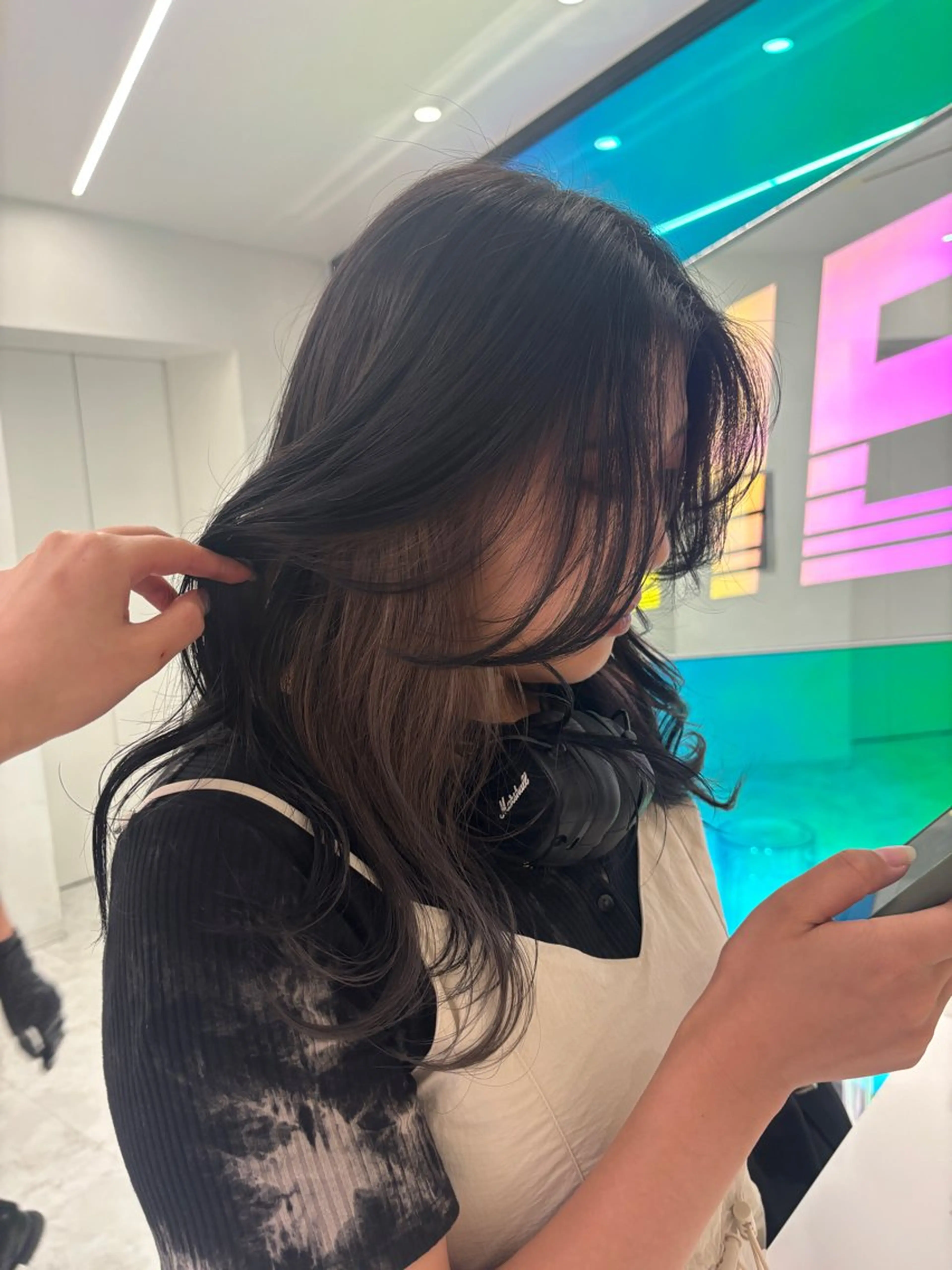 ロング カラー 💖ミルクティー💖 あかり💖のヘアスタイル