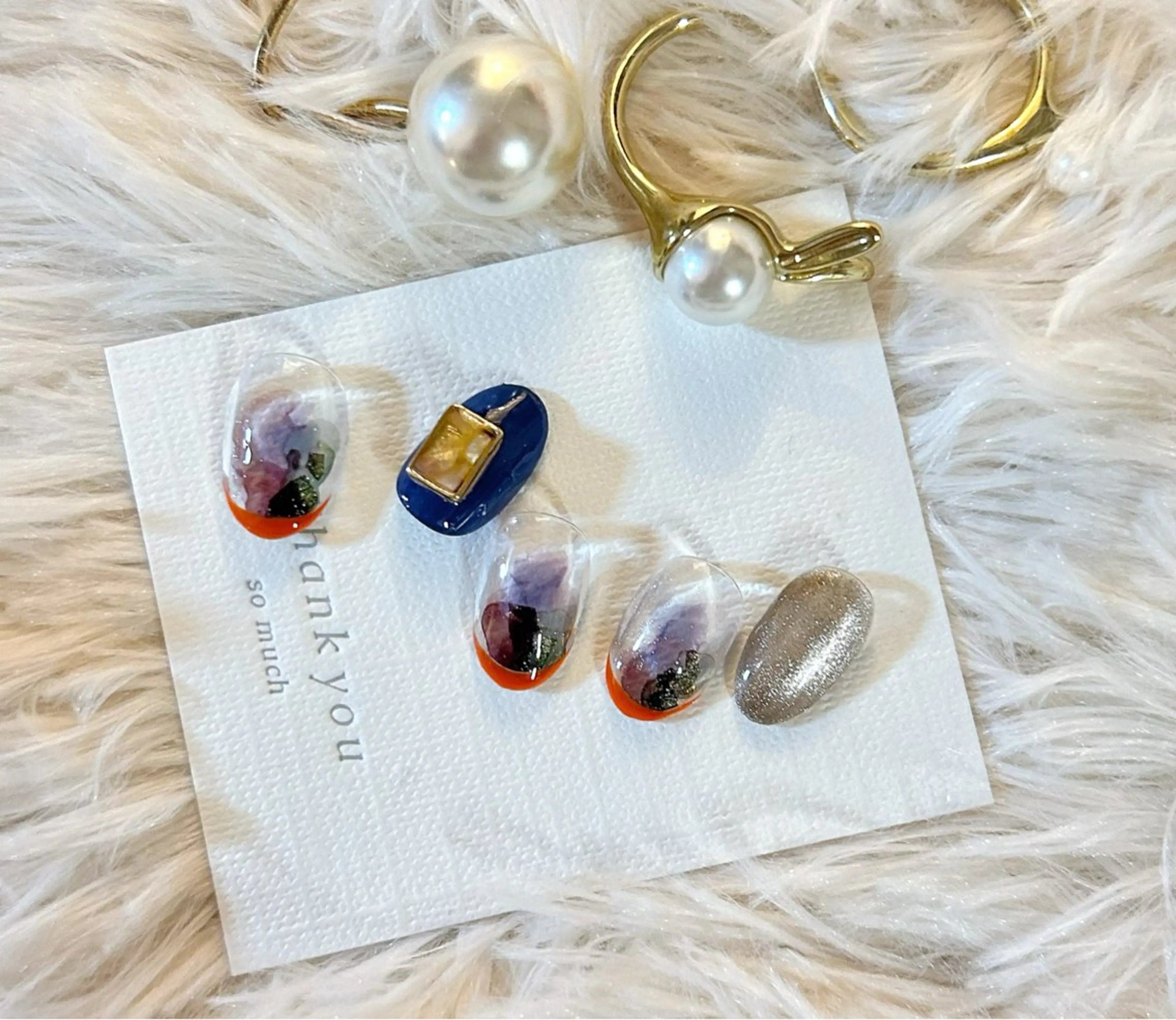 ネイル フレンチネイル ハンドネイル maylienail サロンkiのネイルデザイン