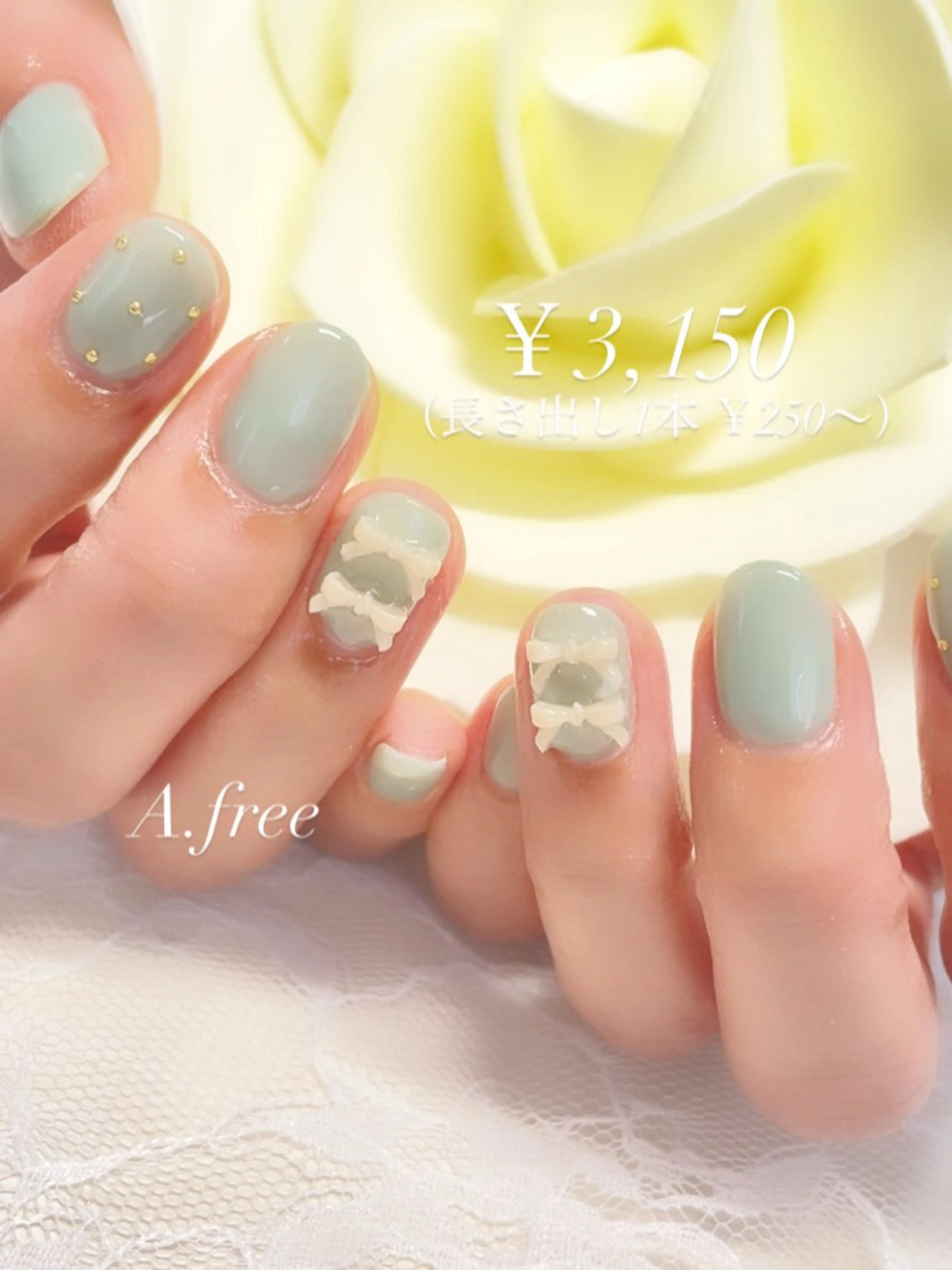 ネイル ハンドネイル A.free✧*｡ アレルギー対応✧*｡のネイルデザイン