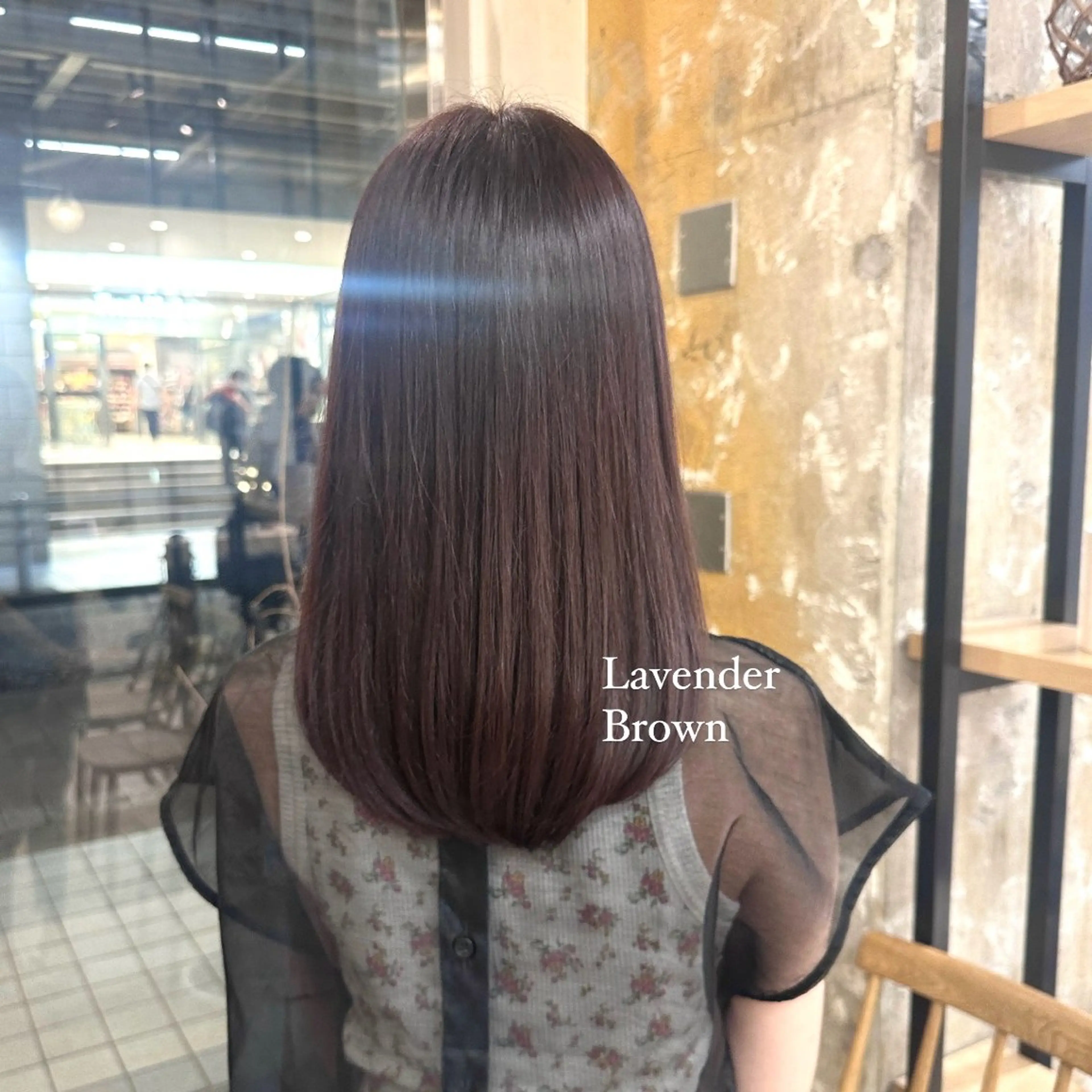 ロング カラー nanami ¦透明感¦ラベンダーのヘアスタイル