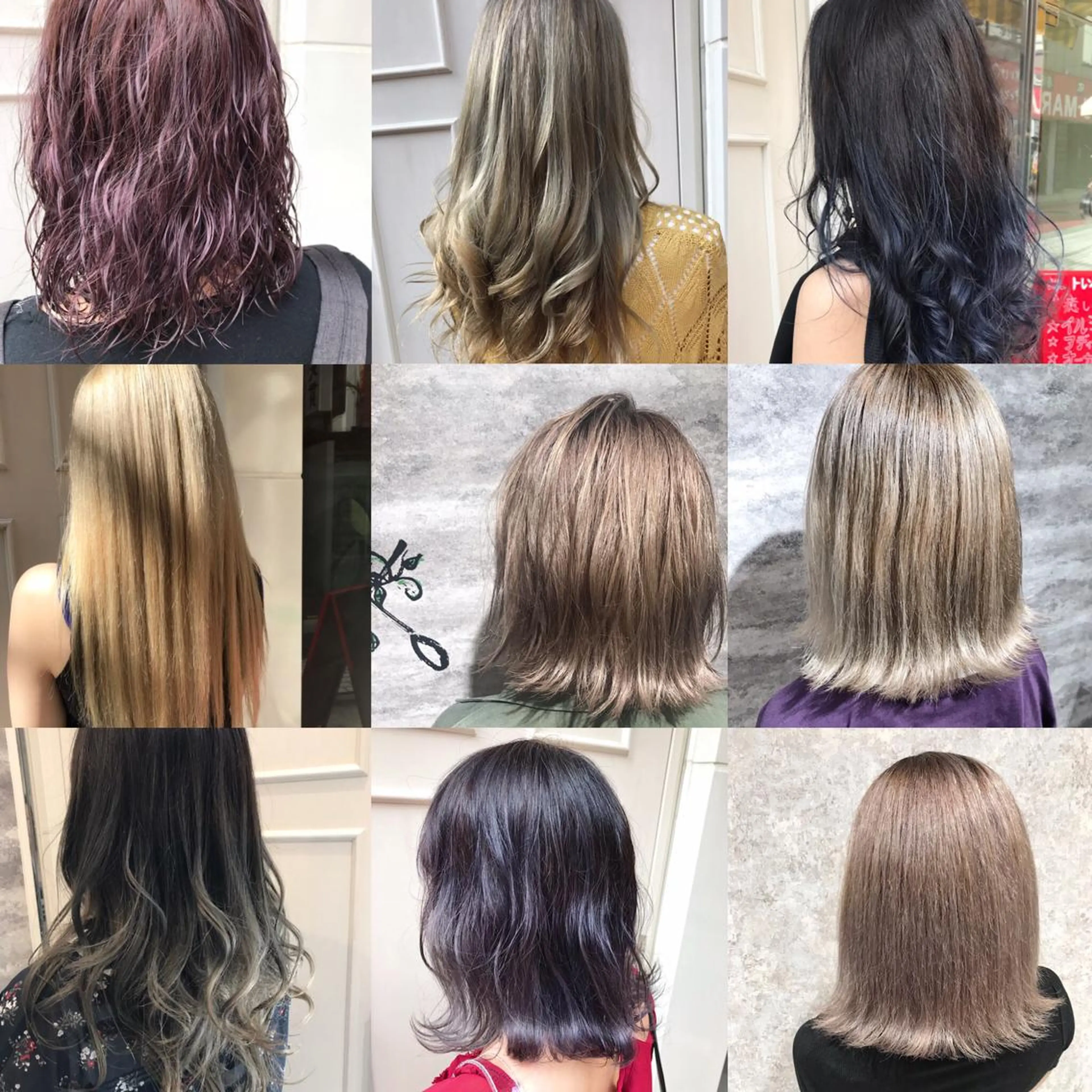 ミディアム カラー ハイトーンカラー 💈Blanco💈 カラー&ケア🌈のヘアスタイル