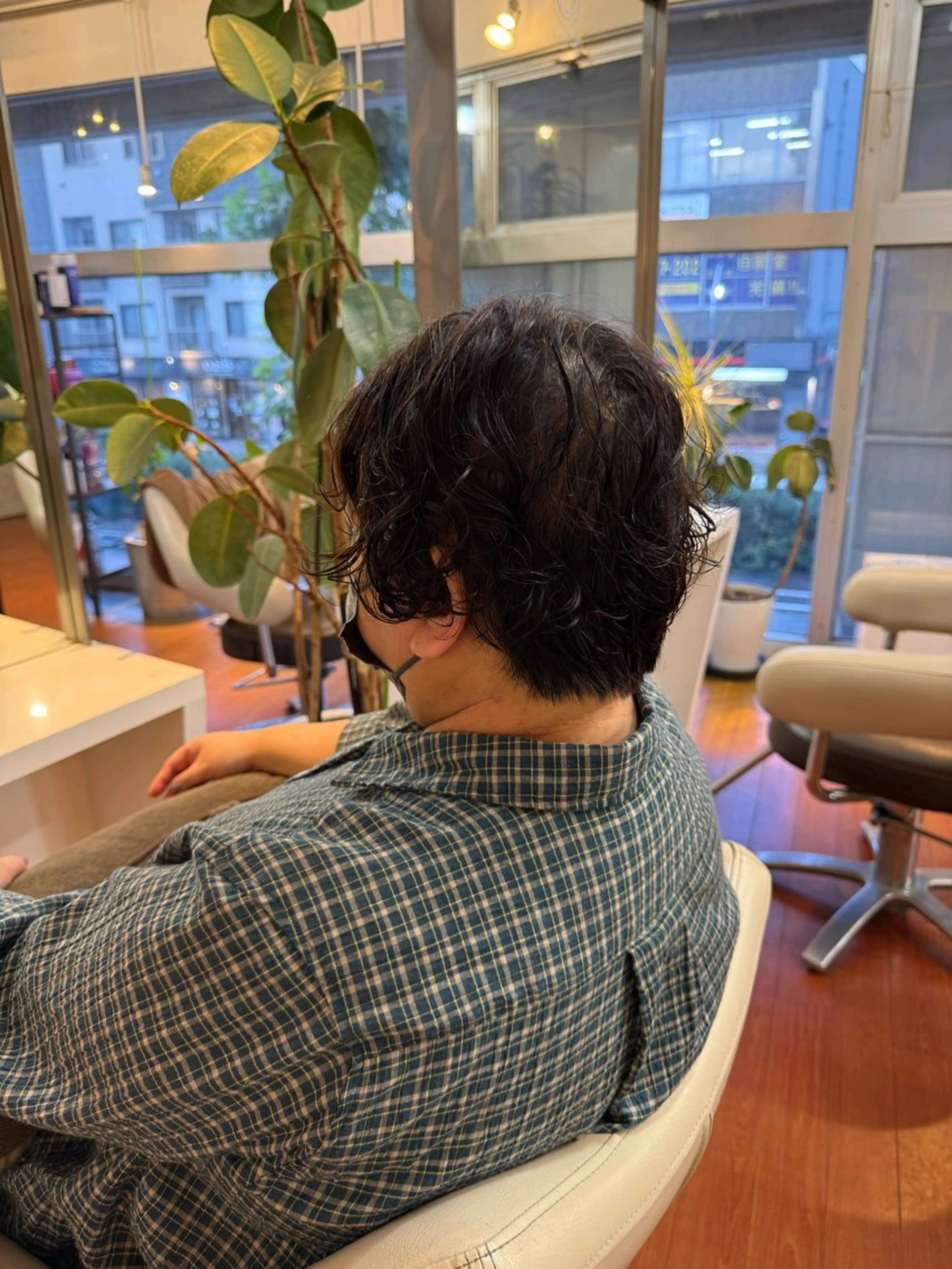 ショート カット パーマ くわこ ひなたのヘアスタイル