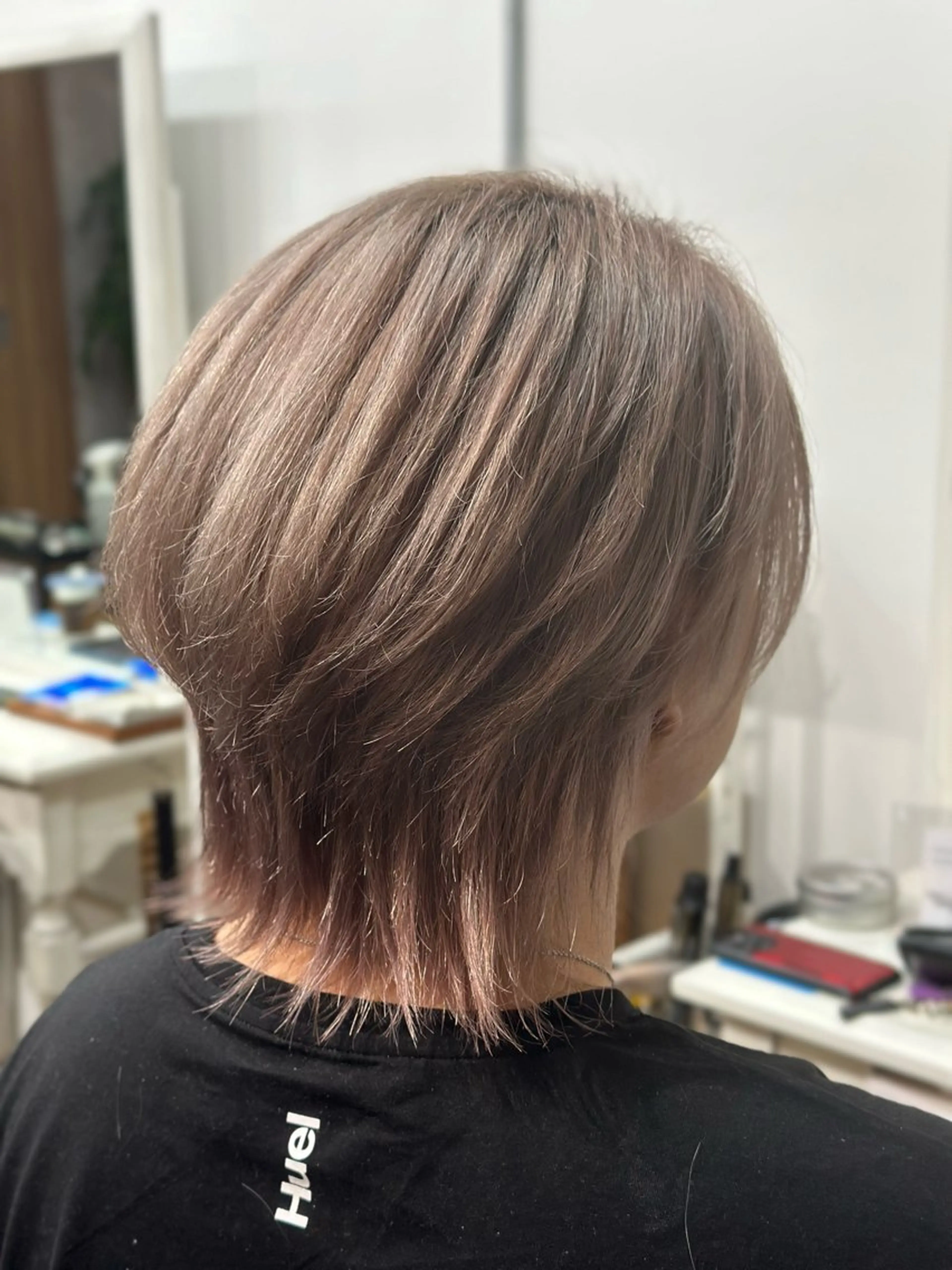 カラー メンズ ベージュカラー ミルクティーベージュ ヘアカラー Snalyメンズ特化 スエハラのヘアスタイル