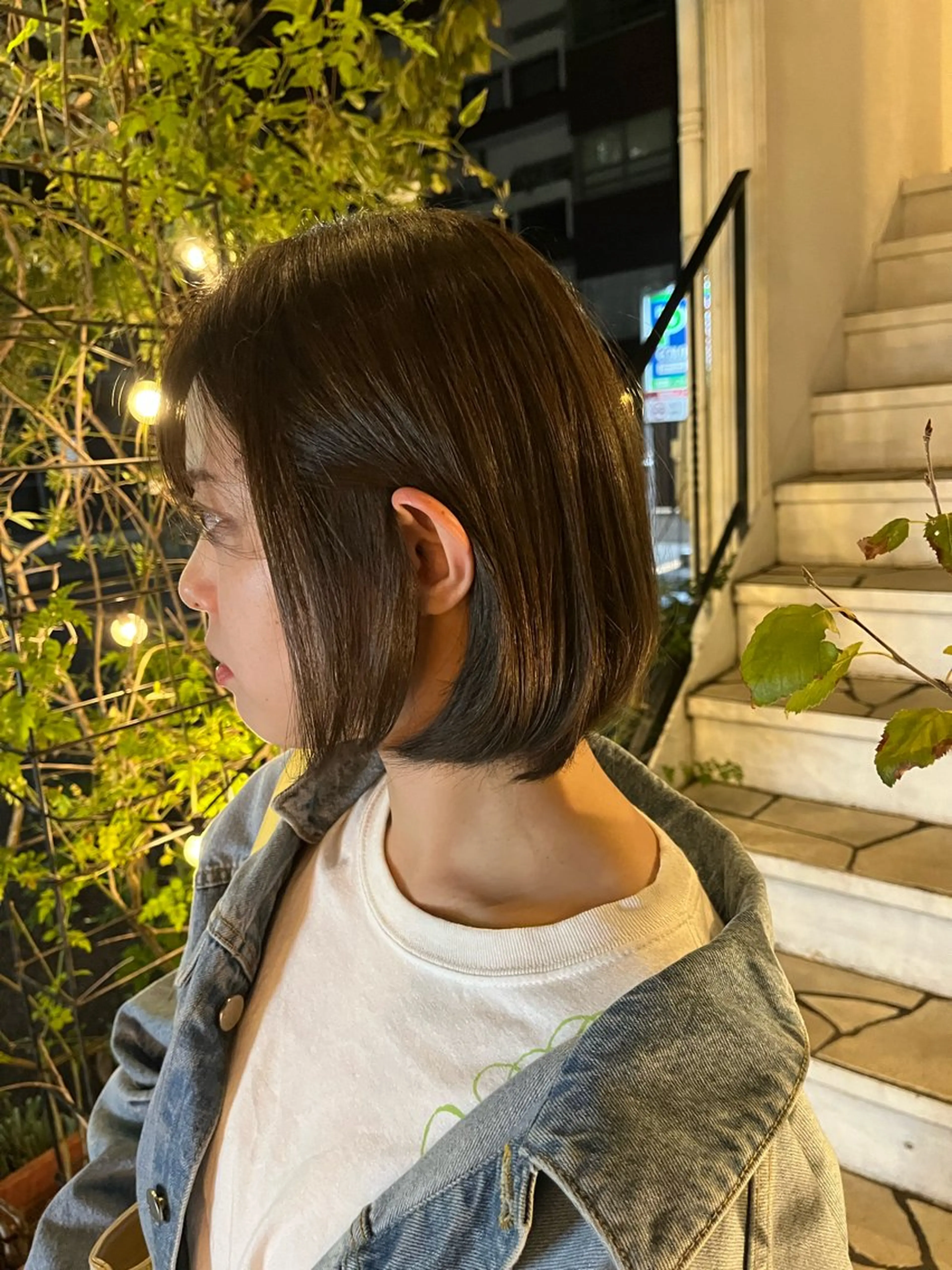 ショート カラー アッシュ ベージュカラー ヘアカラー こんの かいのヘアスタイル