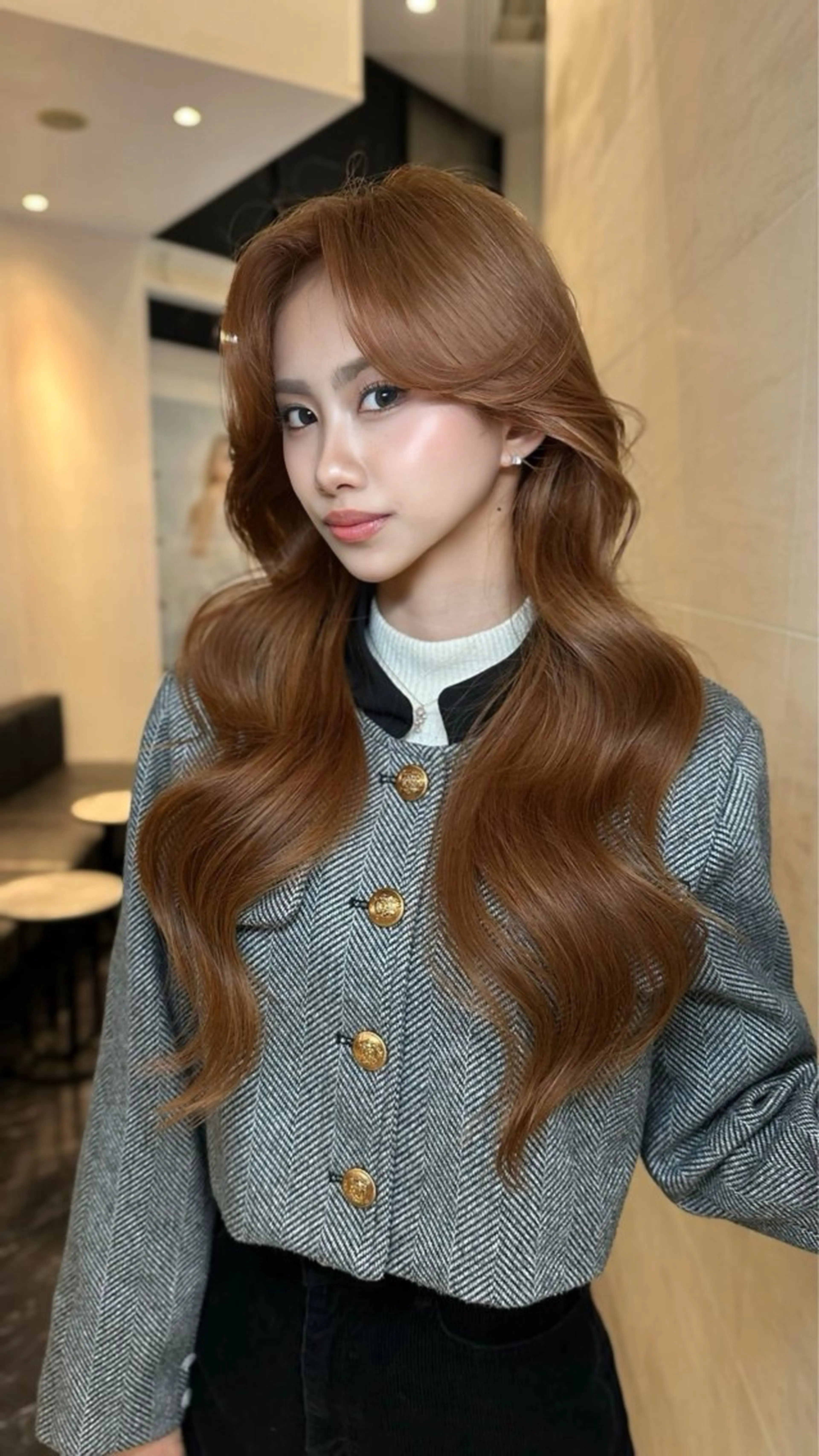 ロング カラー 透明感カラー カット ヘアカラー トリートメント 中韓🇨🇳🇰🇷 🤍TAKAHIROのヘアスタイル