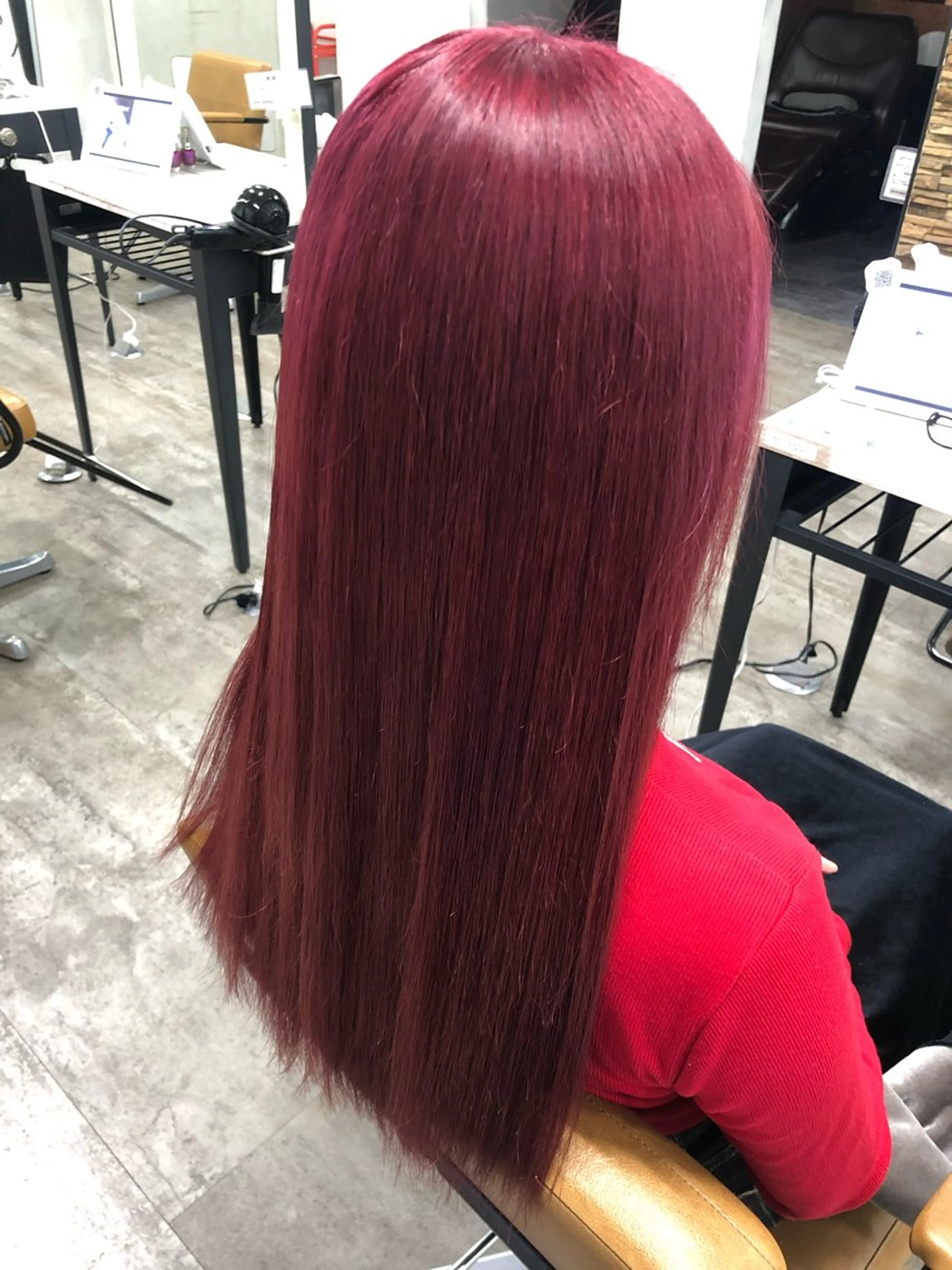 ロング カラー ヘアカラー 🦋エクステインナー カラーYūka🦋のヘアスタイル