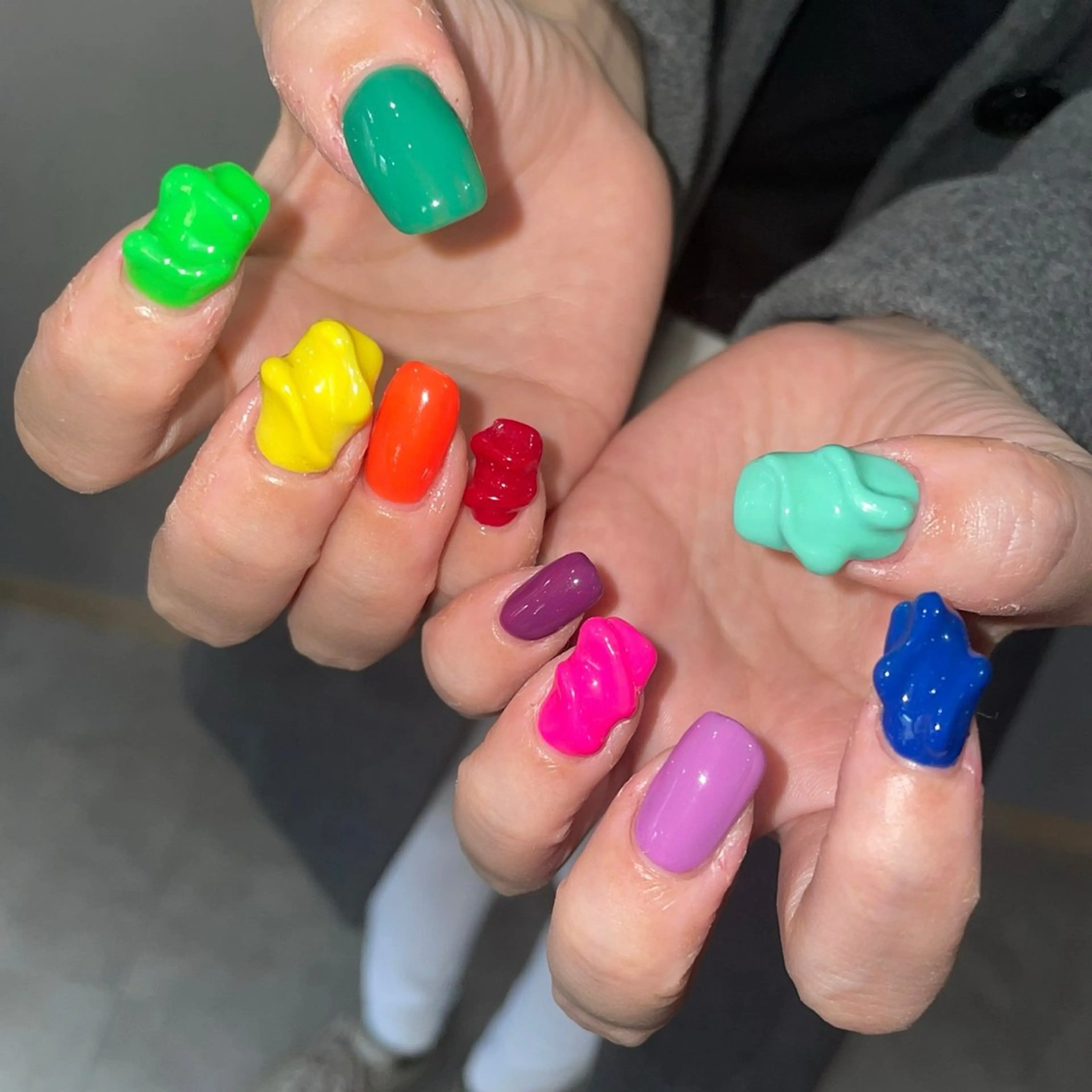 ネイル ハンドネイル Hata nail 🎀個性派ニュアンスのネイルデザイン