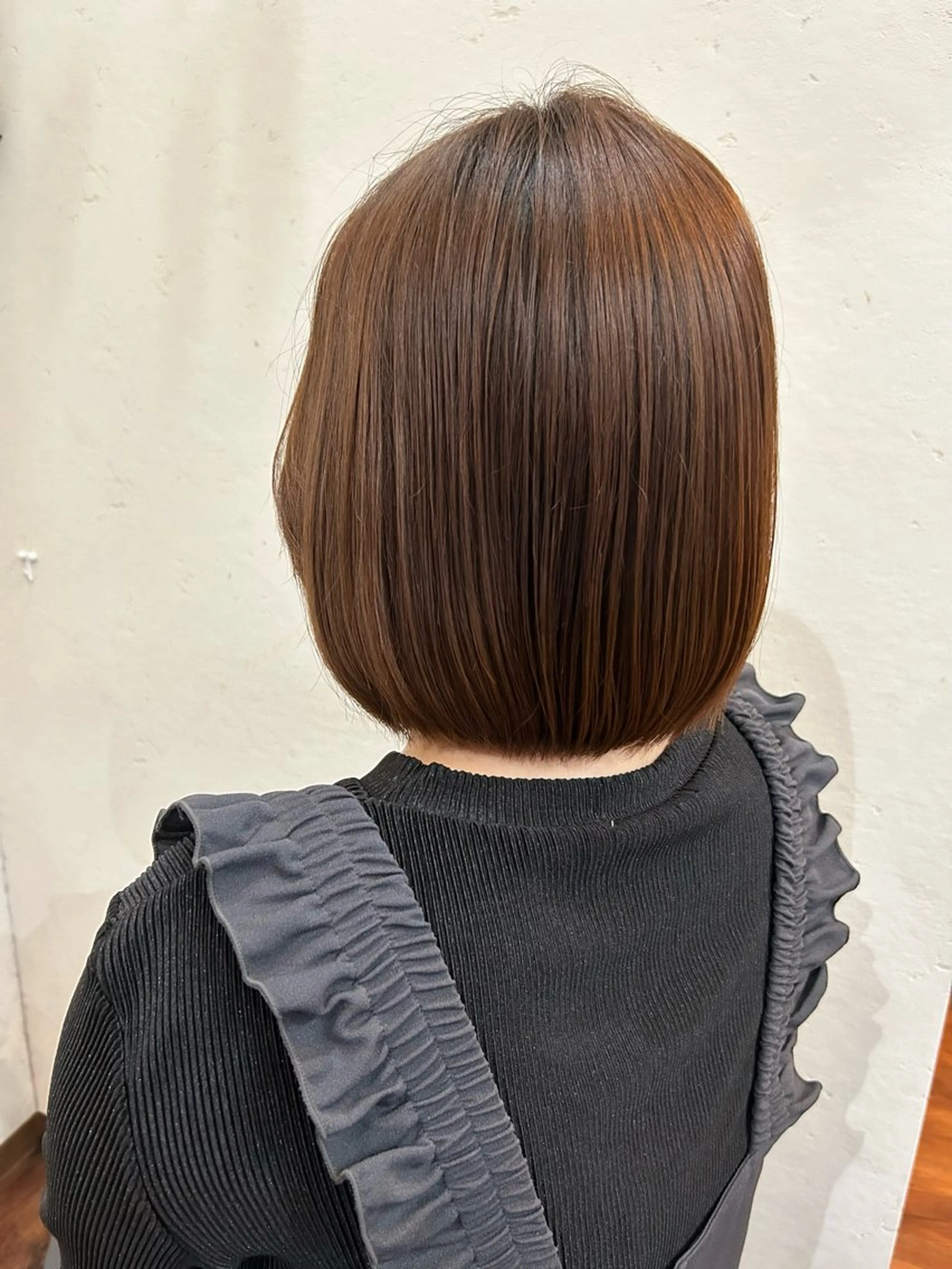 ショート ボブ レイヤーカット カット STORY所属・story 増田 わかなのヘアスタイル