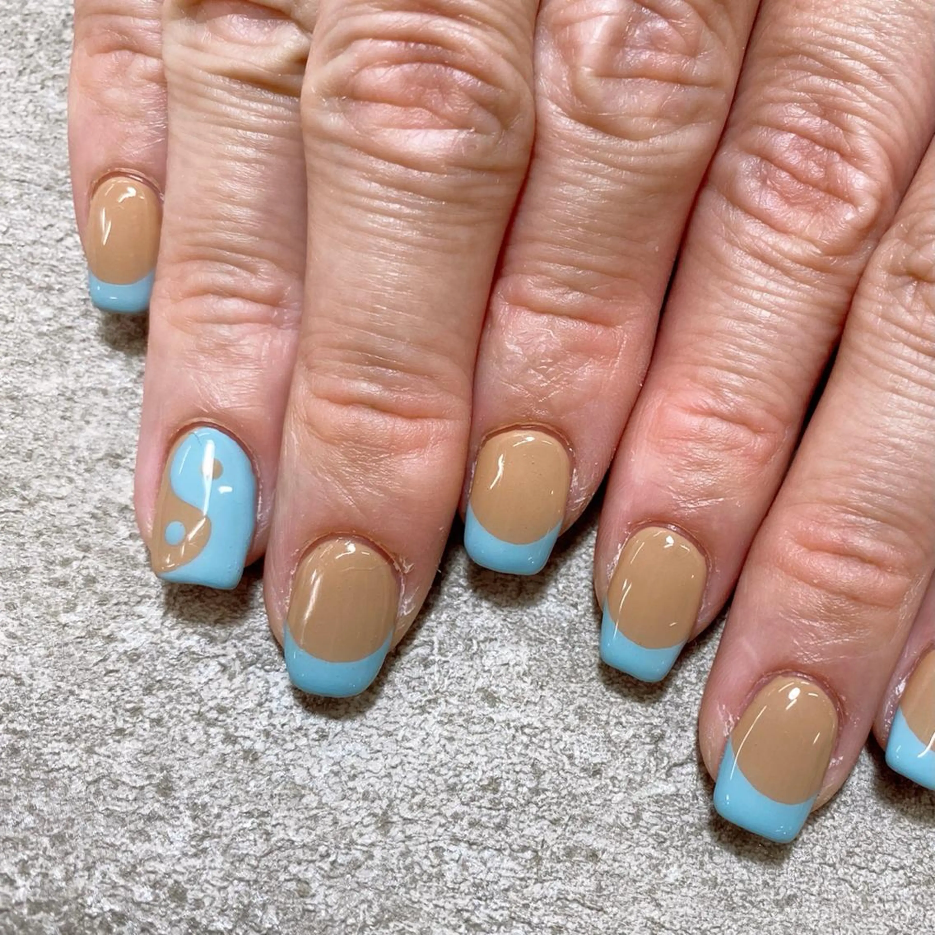 ネイル フレンチネイル 巻き爪補正 Umber　Miyaのネイルデザイン