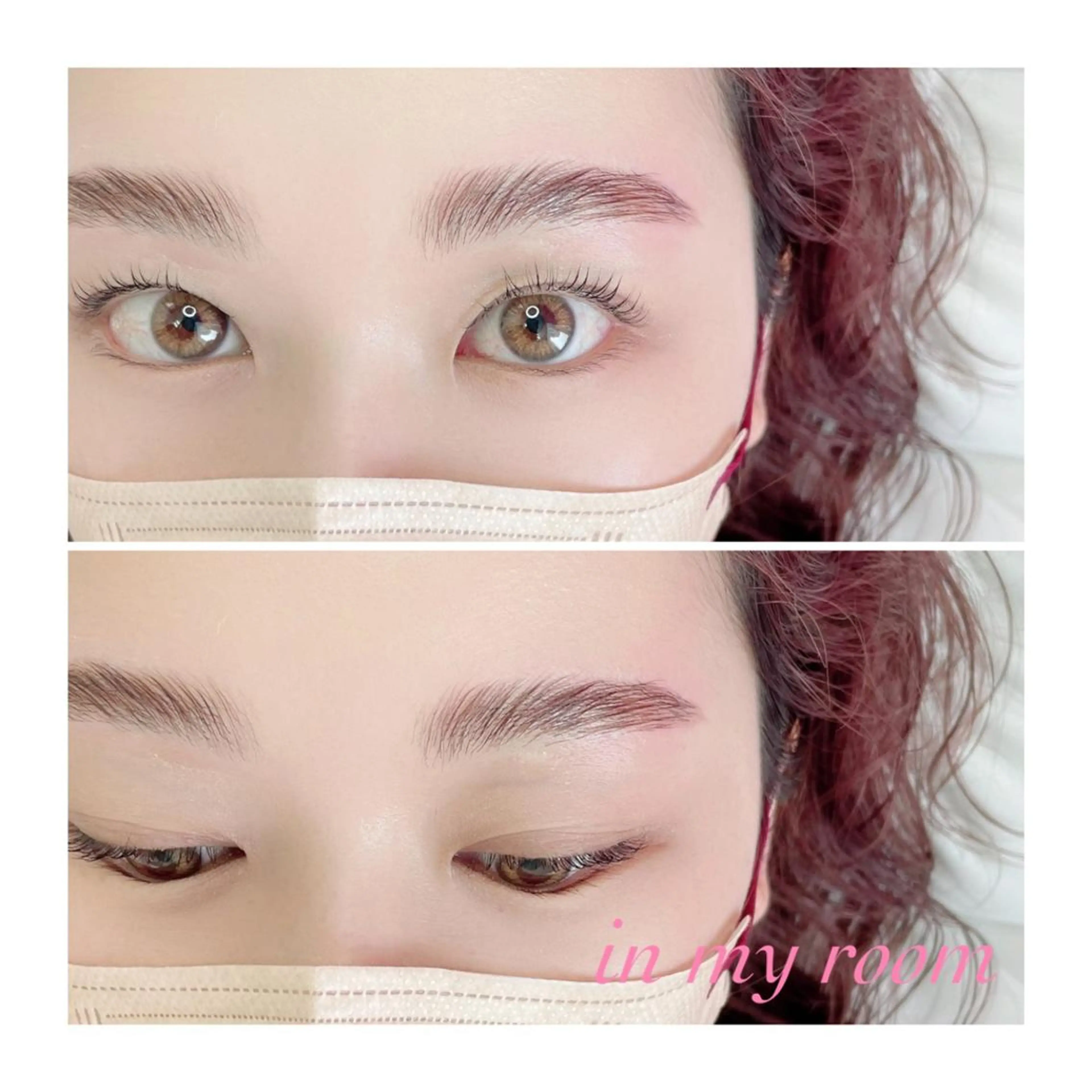 アイブロウ ☽𝘀𝗵𝗶 𝘀𝗵𝗶☽のマツエク・マツパデザイン