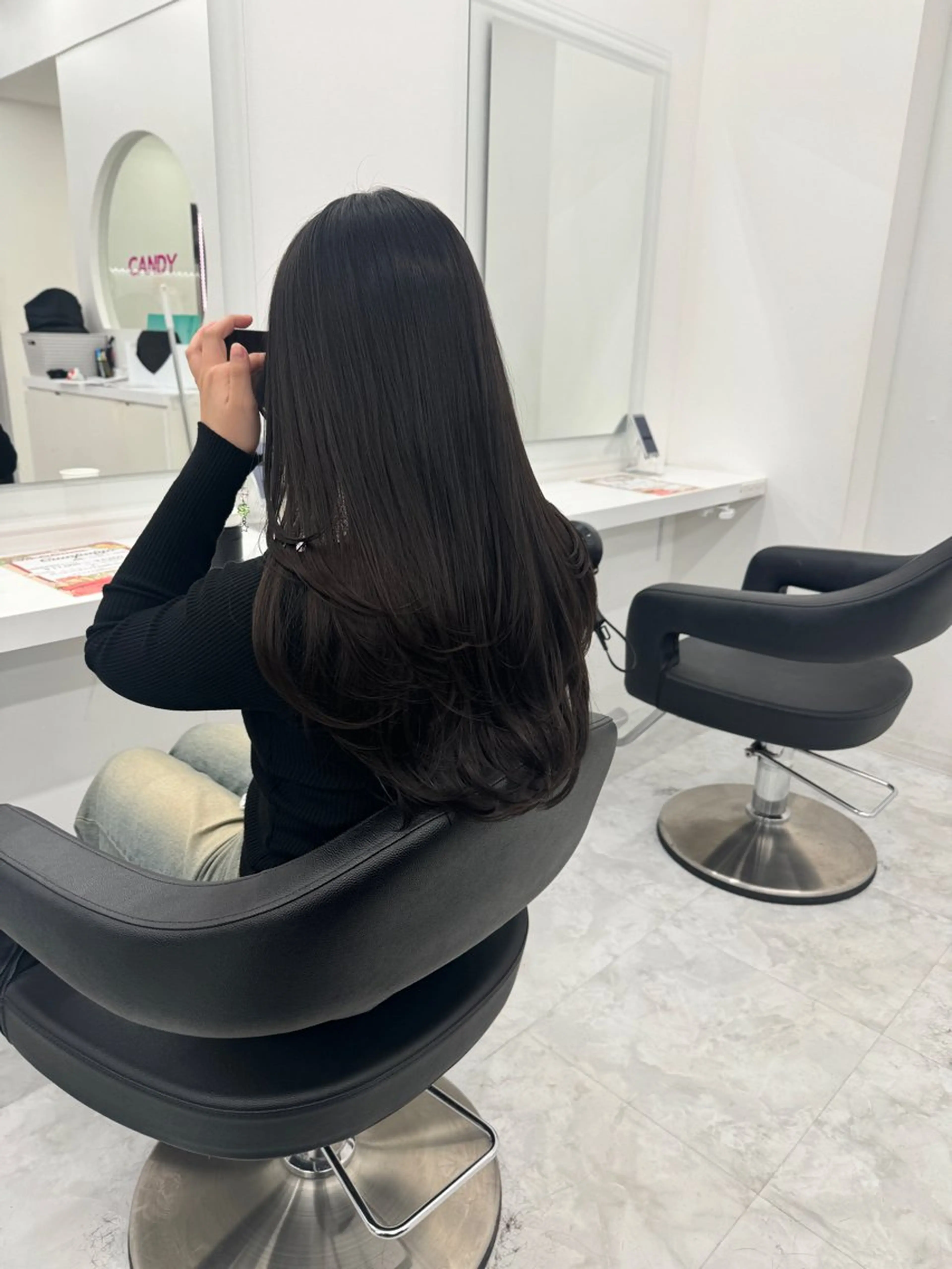 ロング カット トリートメント 💖透明感カラー＆暗 髪専門💖Akariのヘアスタイル