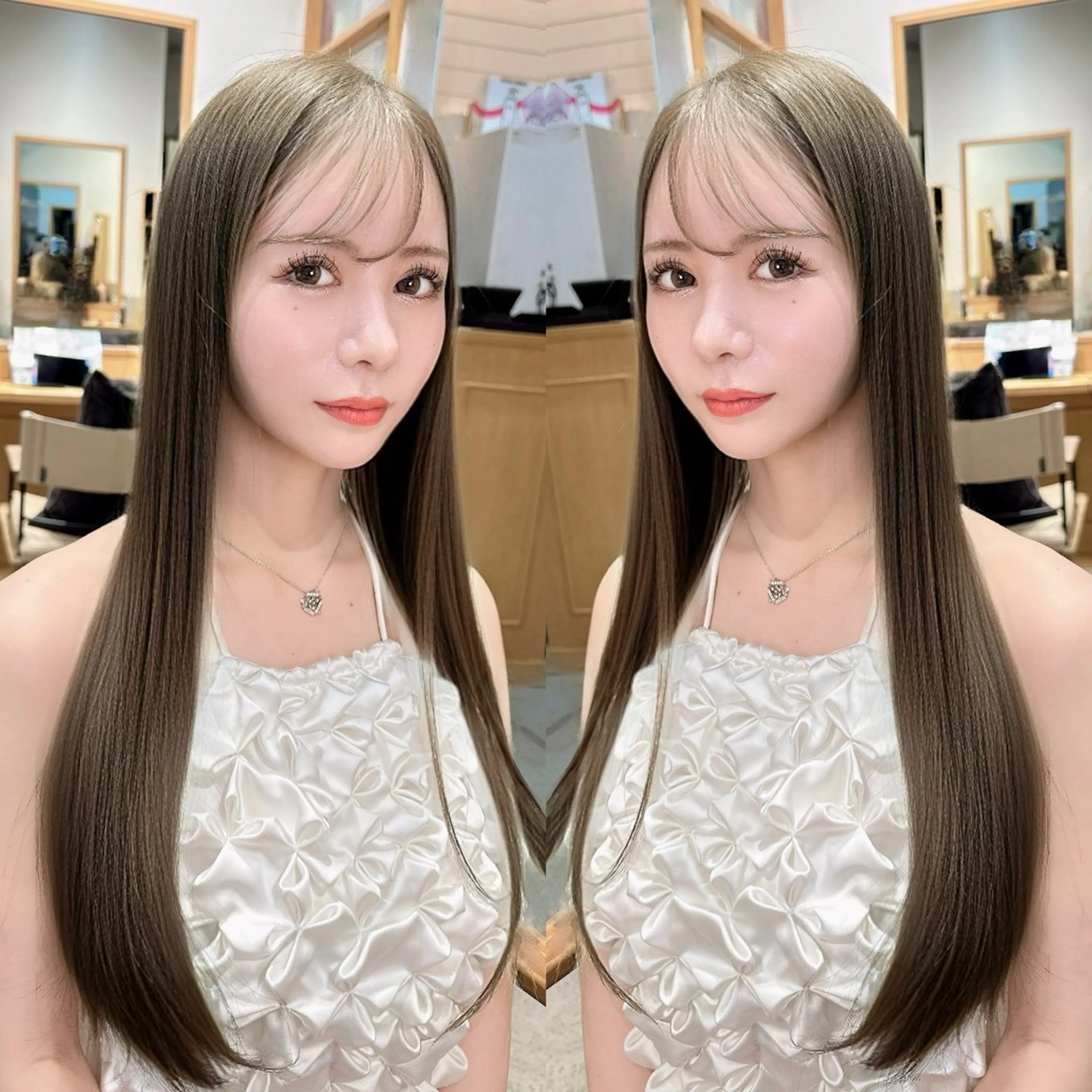 ロング 髪質改善 縮毛矯正 カット ヘアカラー トリートメント HANARE by youres hair 神楽坂所属・神楽坂/縮毛矯正/ 髪質改善/香村優弥のヘアスタイル