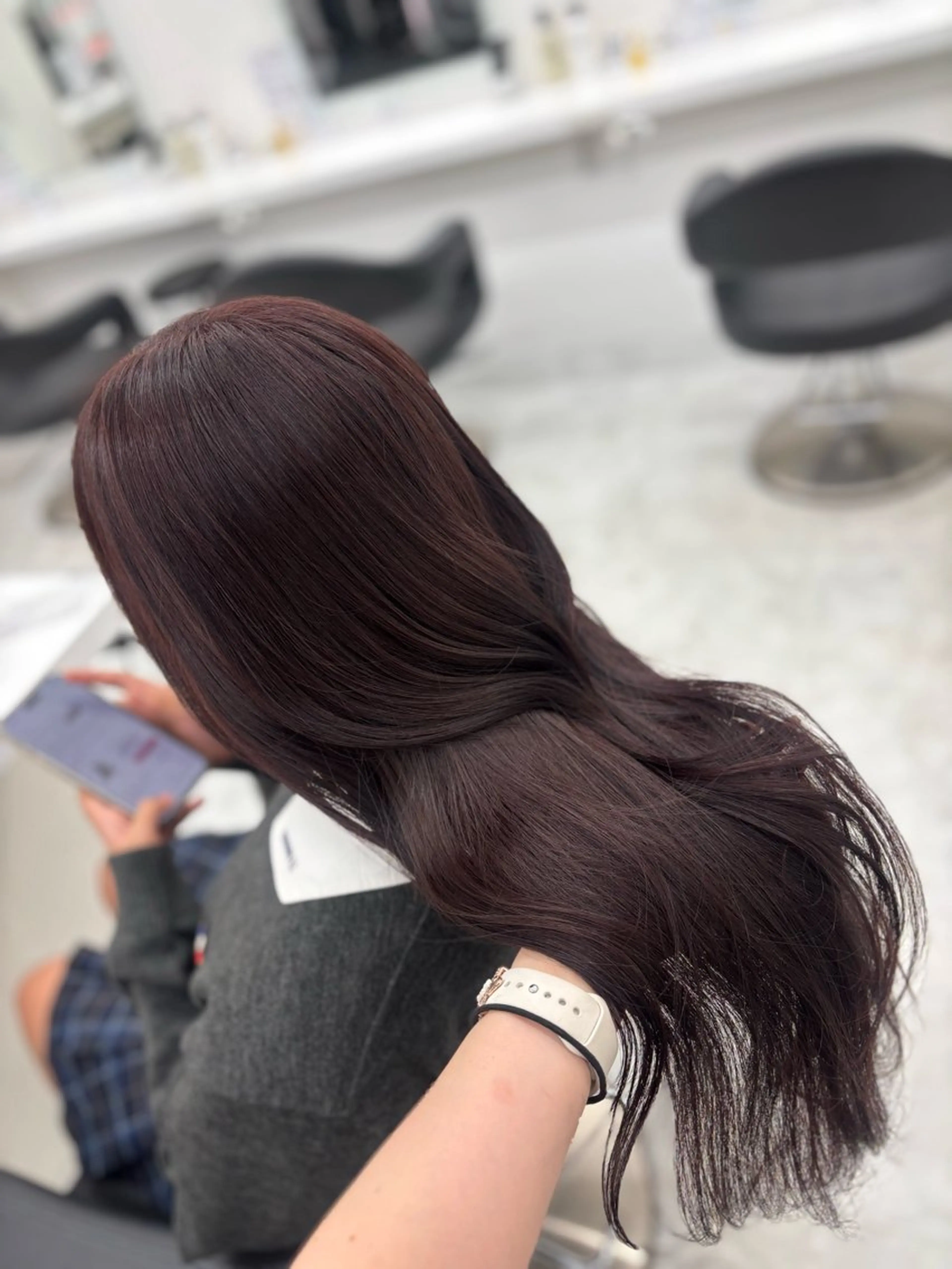 ロング カラー カット ヘアカラー 🤍レイヤー/顔周り 暖色hirari🤍のヘアスタイル