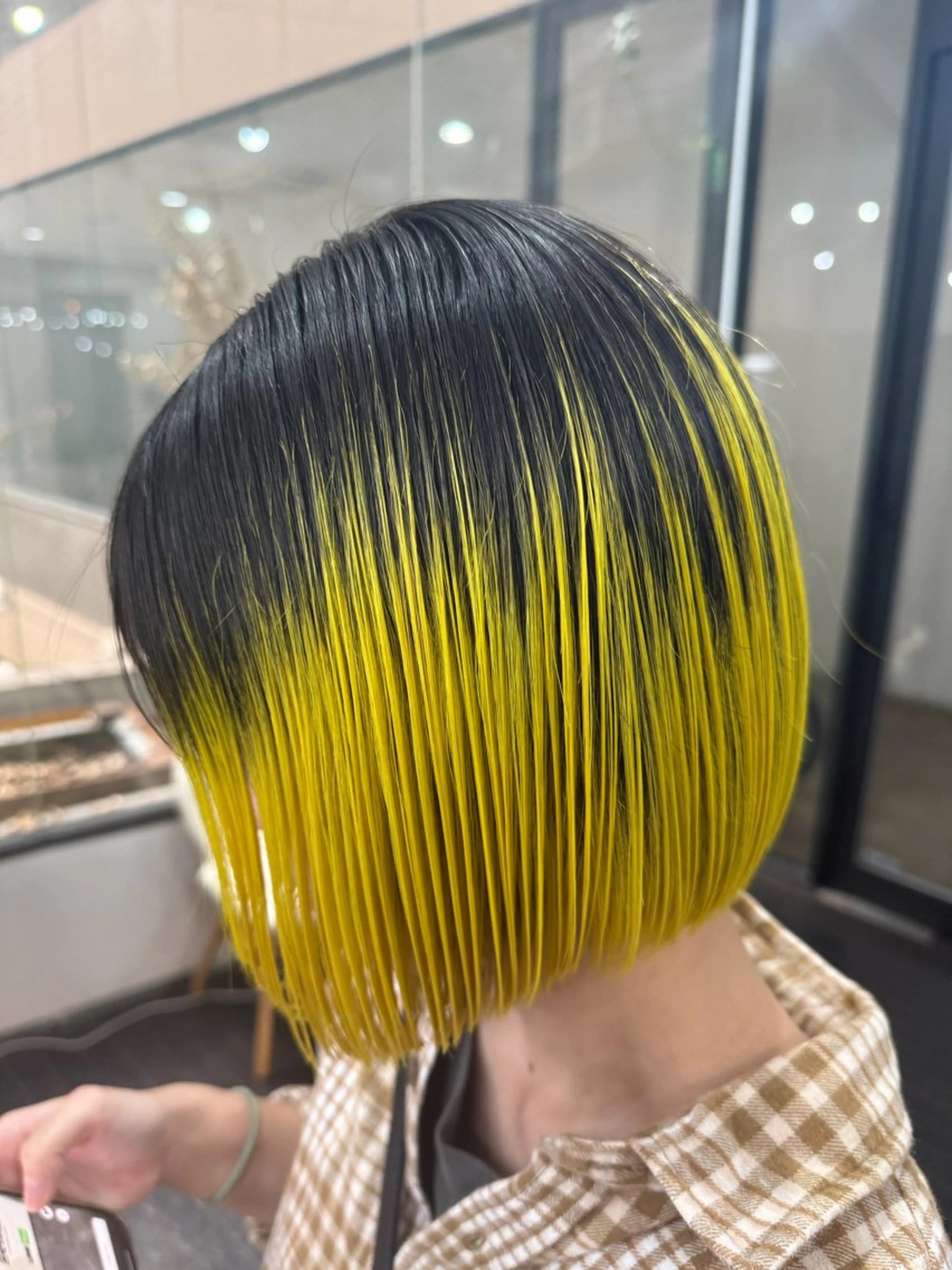 ミディアム カラー ヘアアレンジ デザインカラー イエローカラー ブリーチ/髪質改善/ メンズ/ KOKIのヘアスタイル