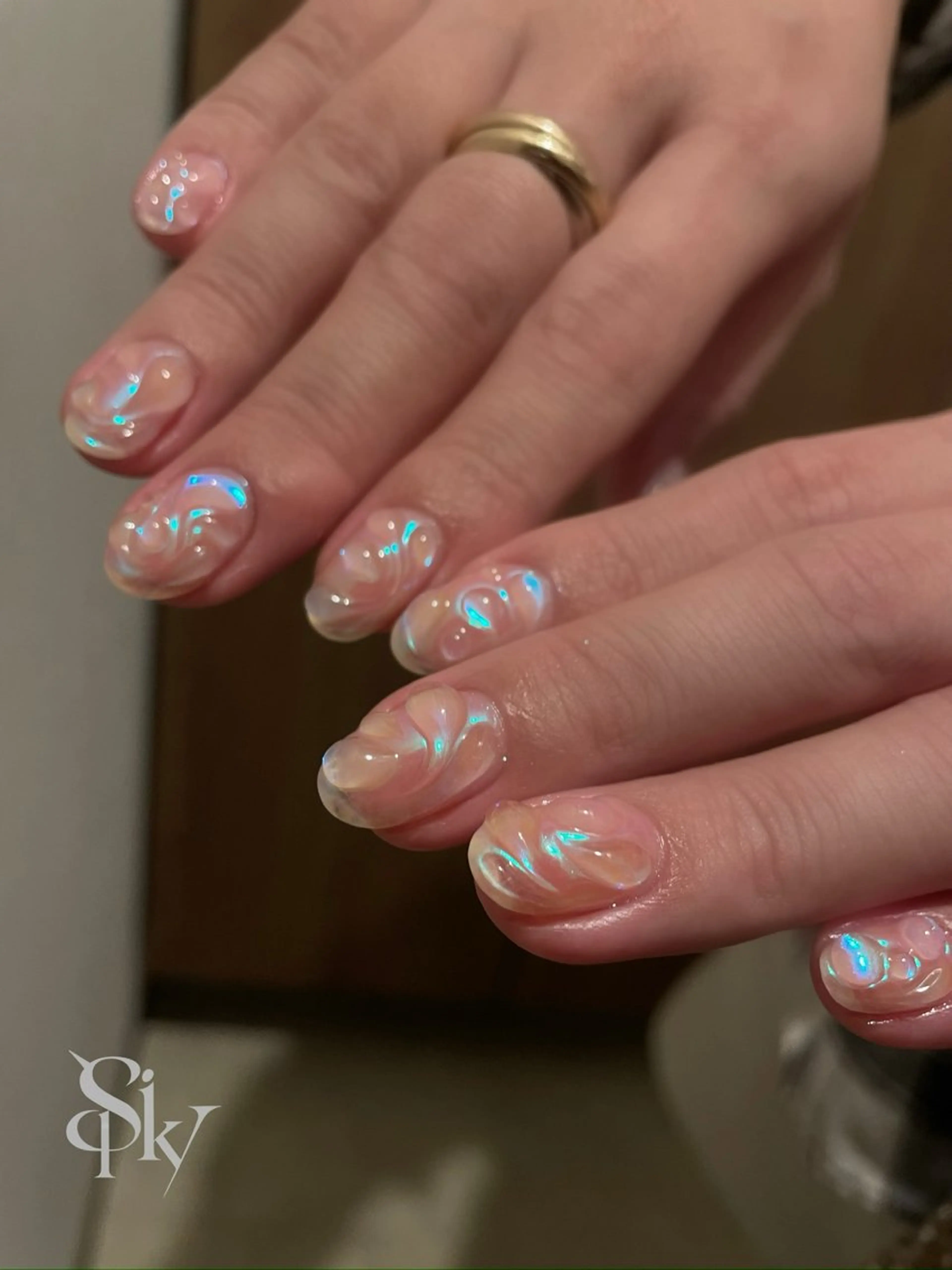 ネイル ハンドネイル Spiky とうげ ふうかのネイルデザイン