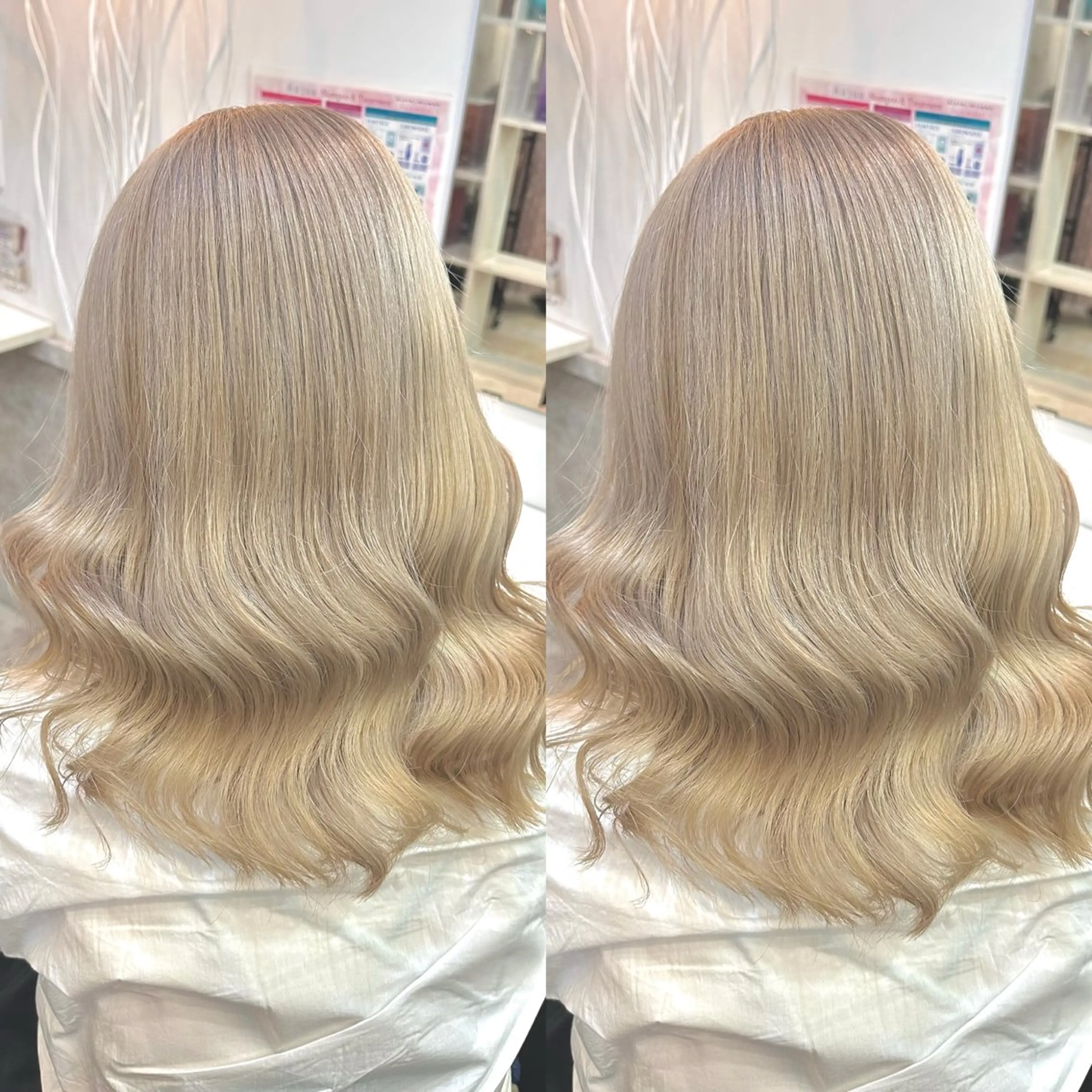 ミディアム 🍒しの🍒 カット/艶カラーのヘアスタイル